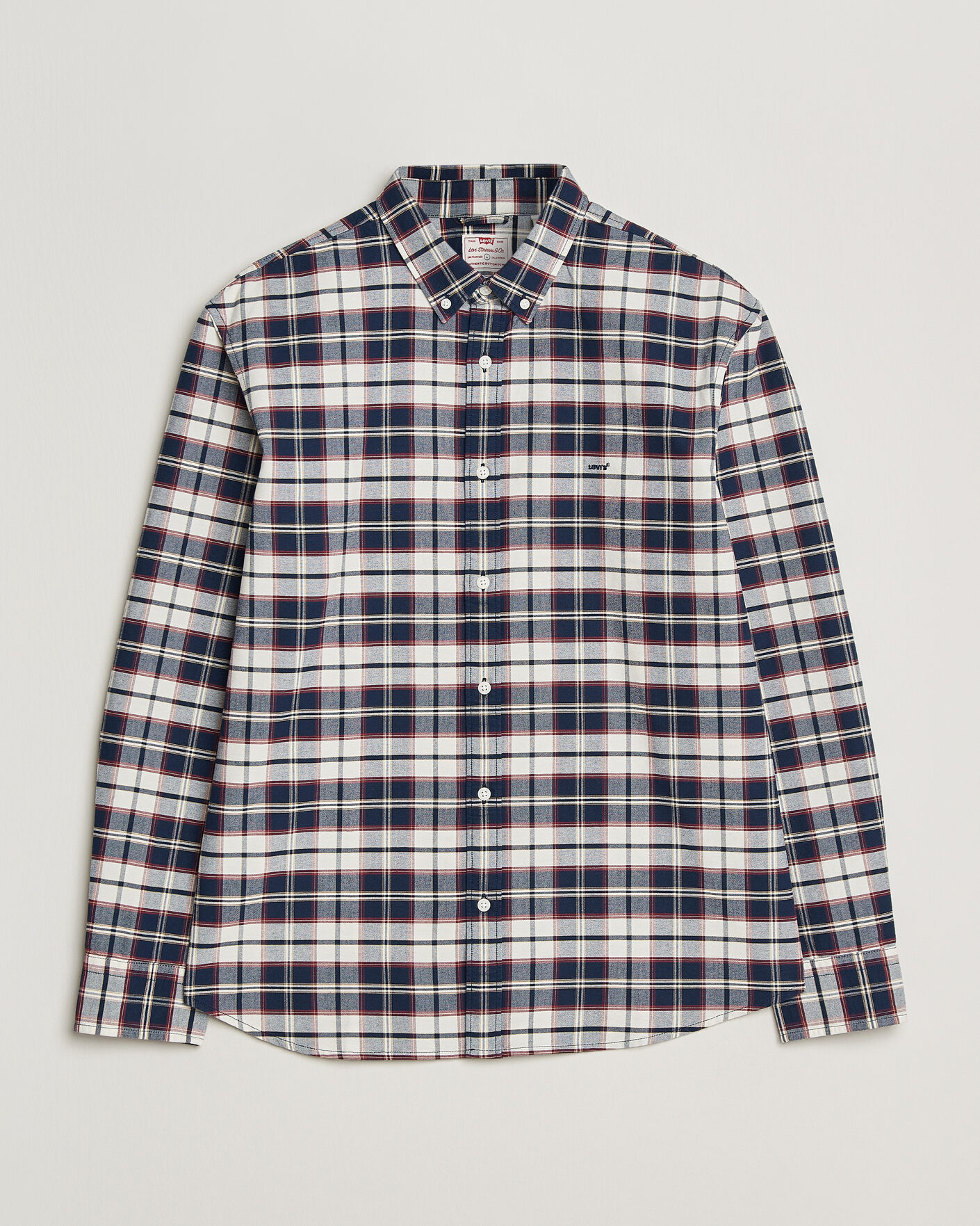 Mies | Kauluspaidat | Levi's | Cotton Checked Shirt Dress Blues