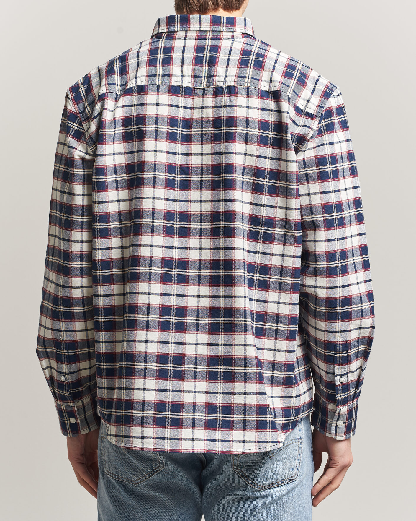 Mies | Kauluspaidat | Levi's | Cotton Checked Shirt Dress Blues