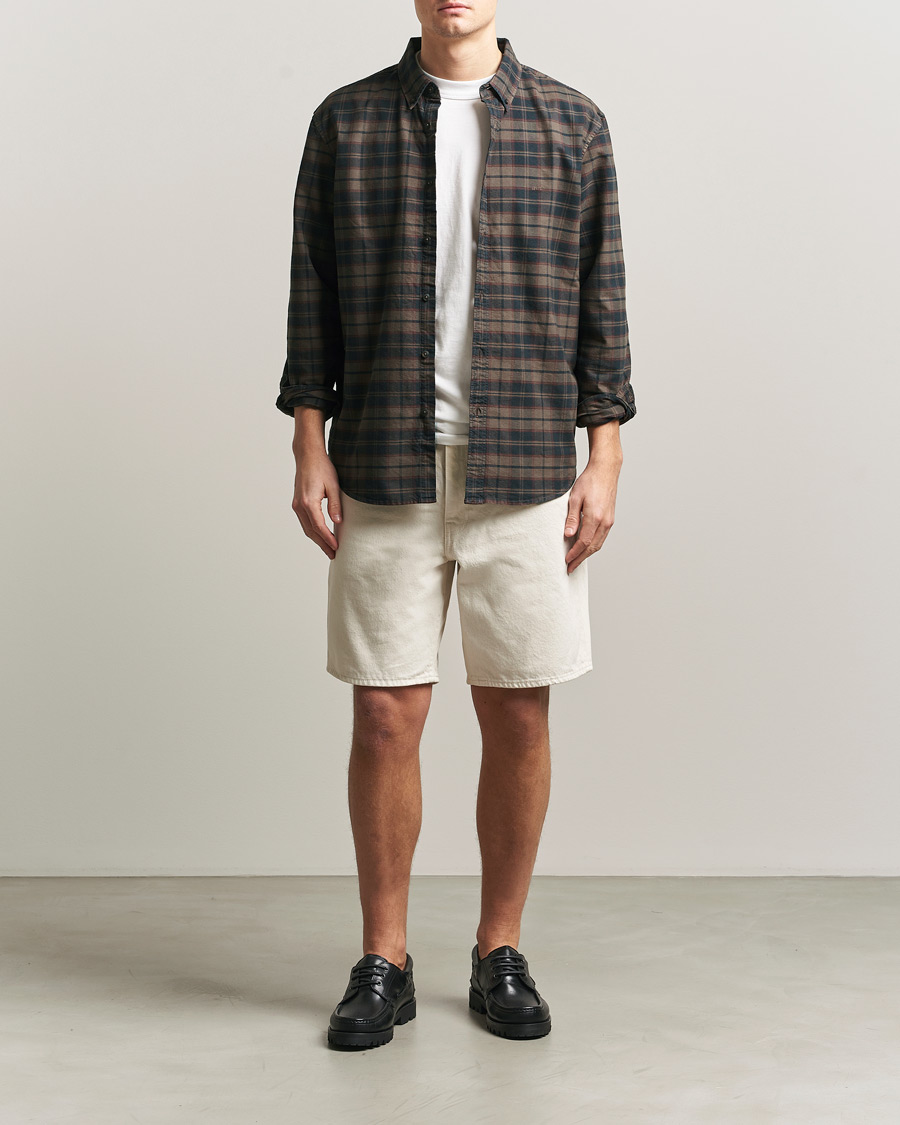 Mies | Kauluspaidat | Levi's | Cotton Checked Shirt Chocolate
