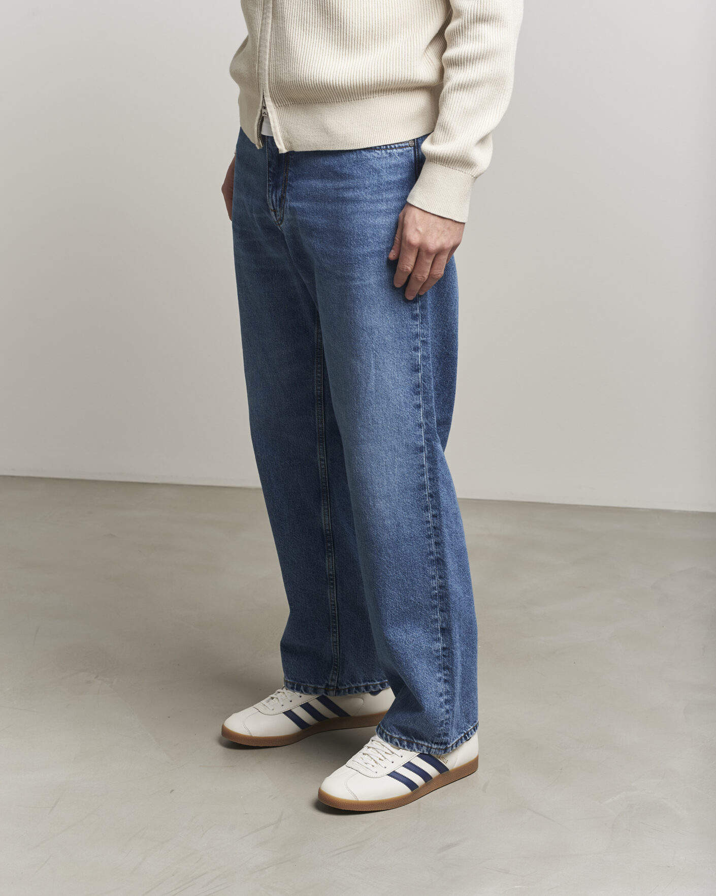 Mies | Tennarit | adidas Originals | Gazelle Sneaker White/Dark Blue