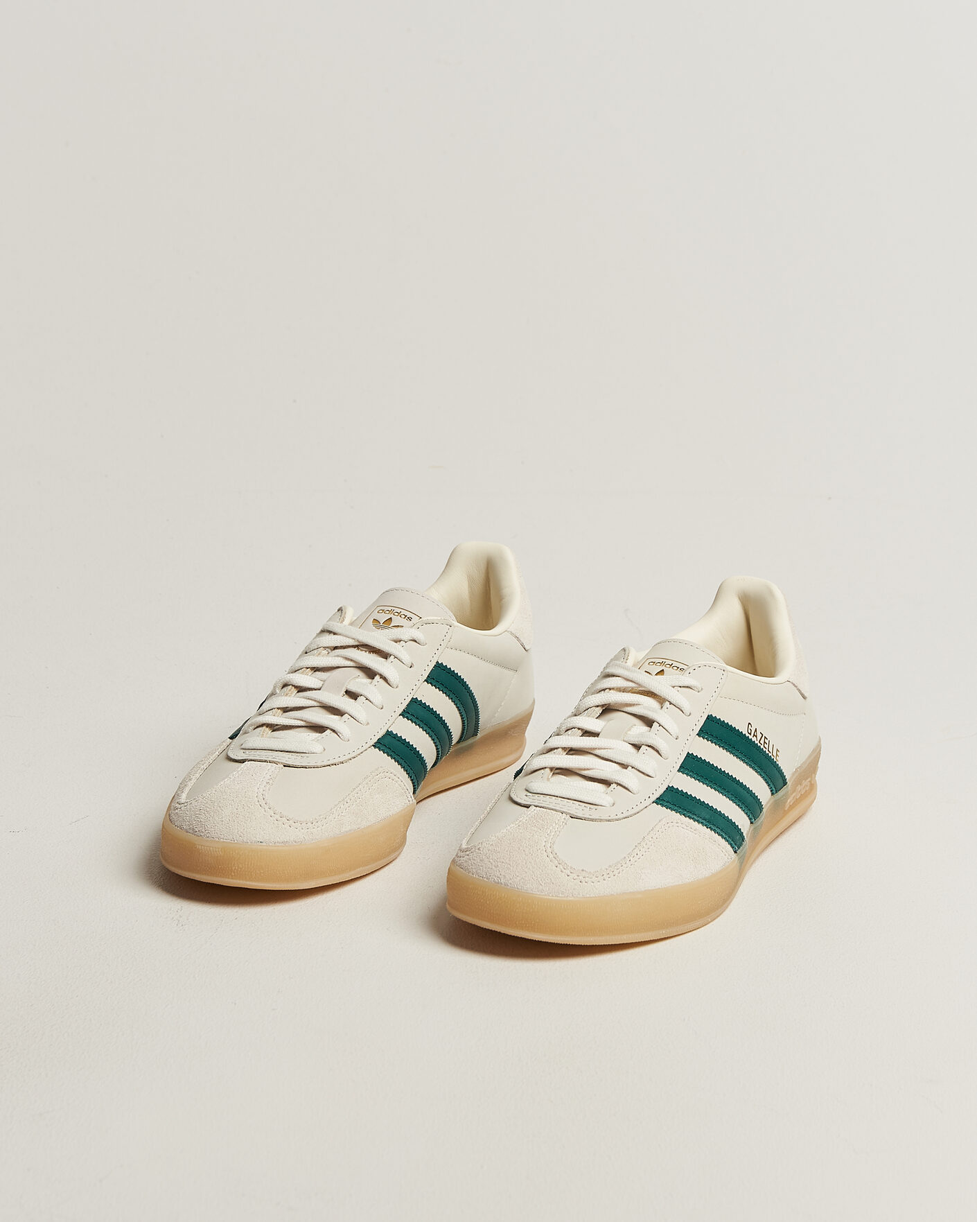 Mies | Tennarit | adidas Originals | Gazelle Indoor Sneaker Beige/Green