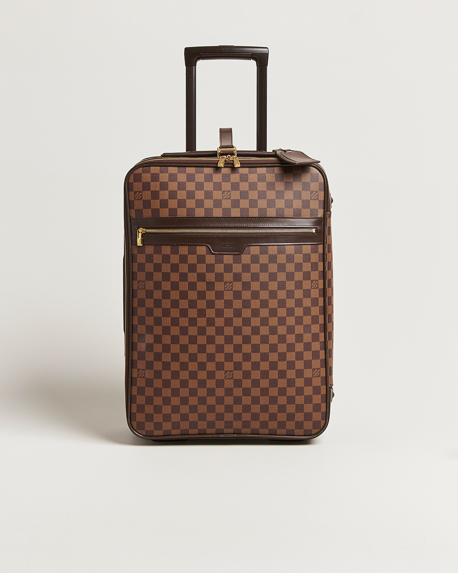 Mies | Pre-Owned & Vintage Bags | Louis Vuitton Pre-Owned | Pegase Trolley Case 50 Damier Ebene