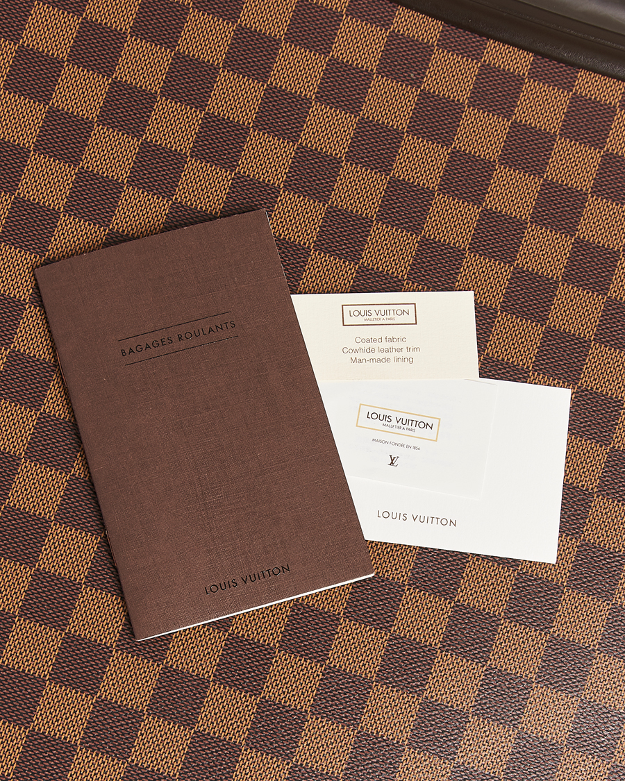 Mies | Pre-Owned & Vintage Bags | Louis Vuitton Pre-Owned | Pegase Trolley Case 50 Damier Ebene