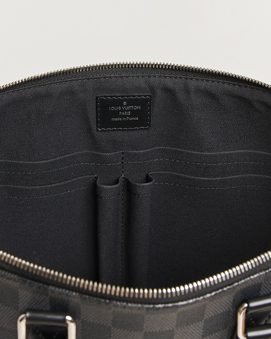 Mies | Pre-Owned & Vintage Bags | Louis Vuitton Pre-Owned | Porte Documents Jour Damier Graphite
