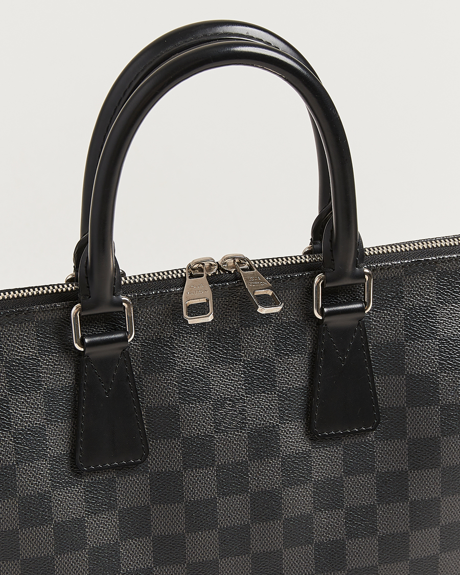 Mies | Pre-Owned & Vintage Bags | Louis Vuitton Pre-Owned | Porte Documents Jour Damier Graphite