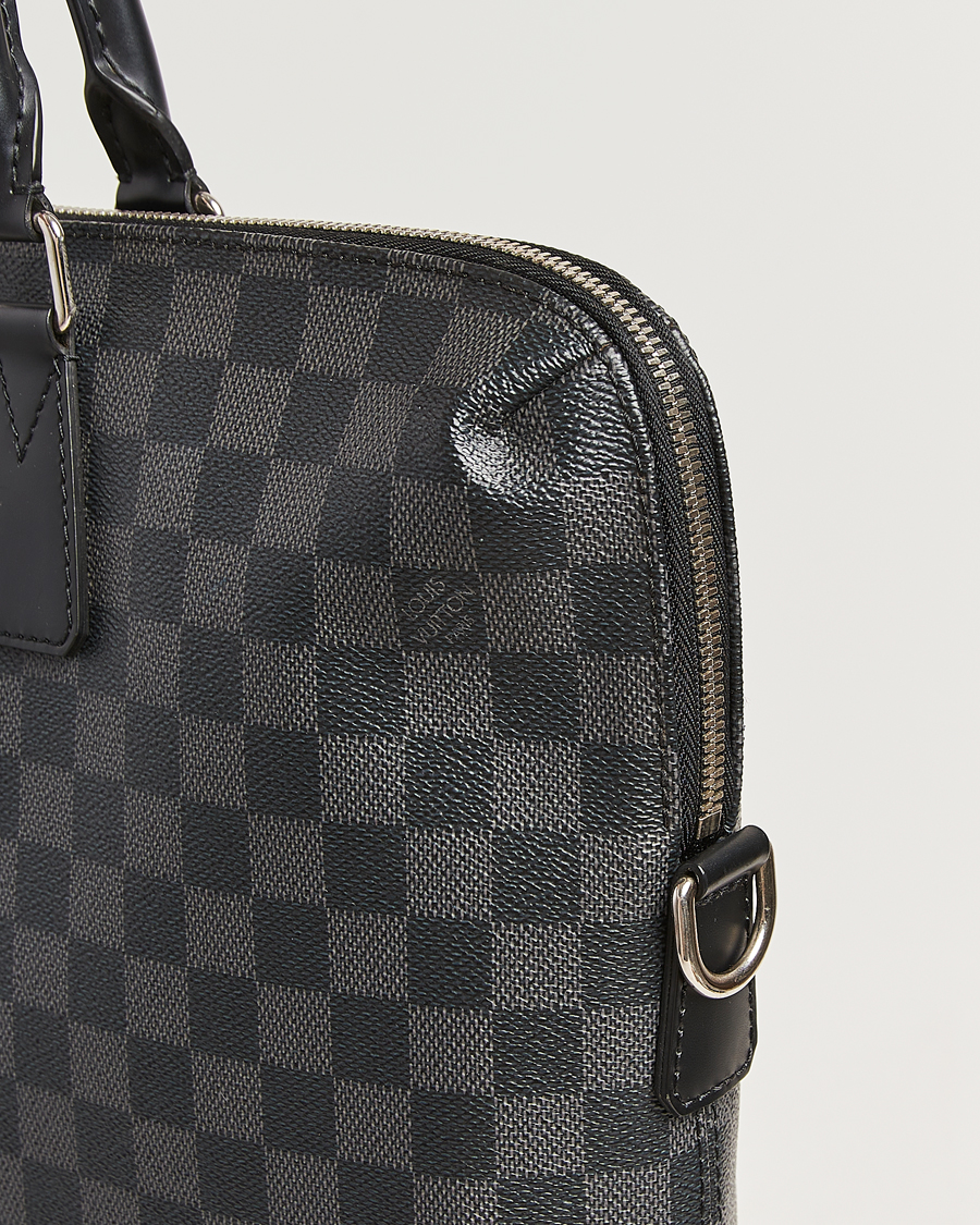 Mies | Pre-Owned & Vintage Bags | Louis Vuitton Pre-Owned | Porte Documents Jour Damier Graphite
