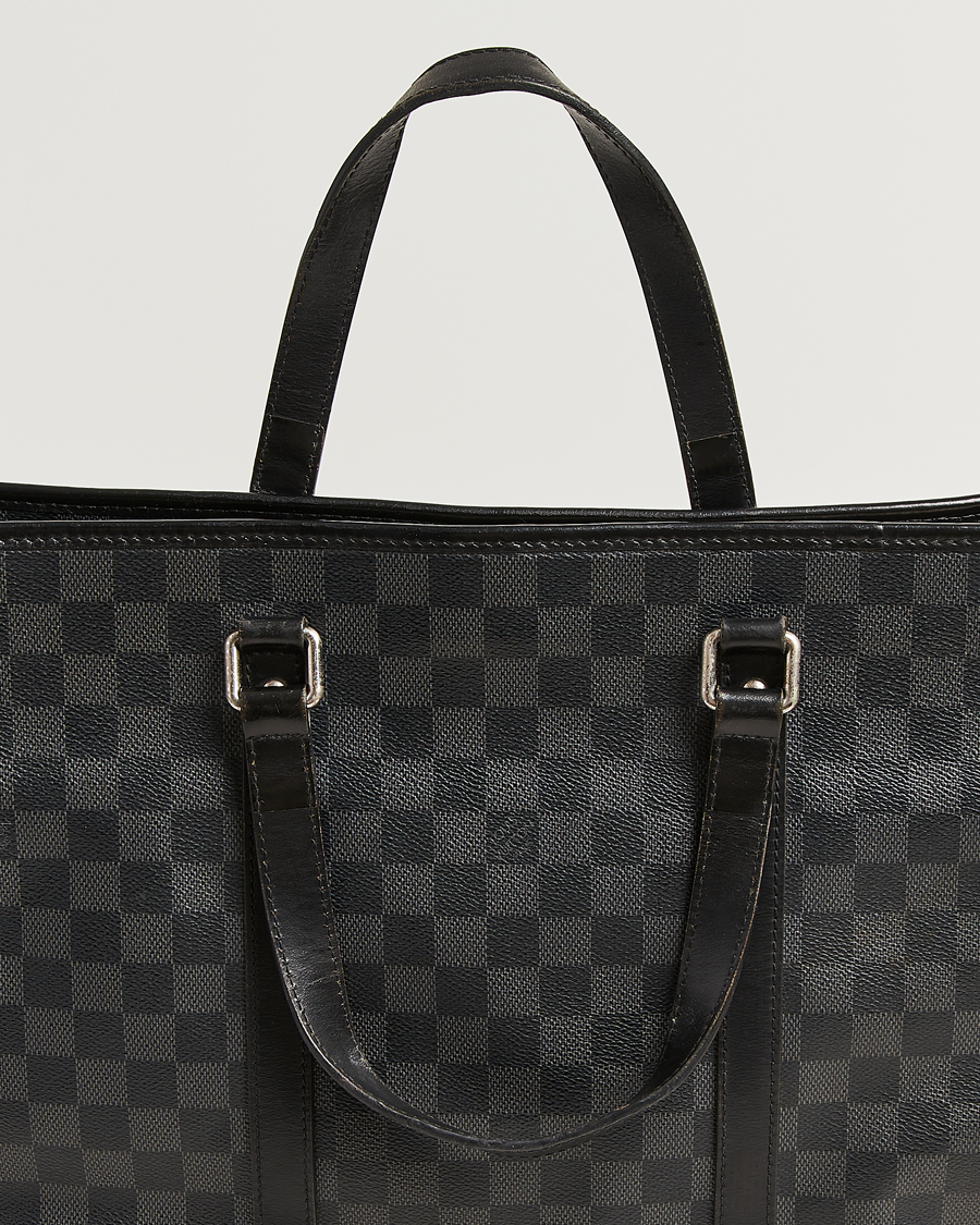 Mies | Louis Vuitton Pre-Owned Tadao Tote Bag Damier Graphite | Louis Vuitton Pre-Owned | Tadao Tote Bag Damier Graphite