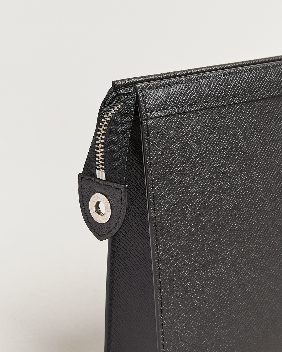 Mies | Pre-Owned & Vintage Bags | Louis Vuitton Pre-Owned | Pochette Voyage Taiga MM Black