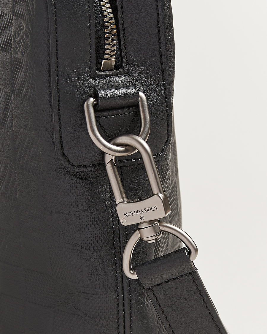 Mies | Louis Vuitton Pre-Owned Porte Documents Studio Damier Infini | Louis Vuitton Pre-Owned | Porte Documents Studio Damier Infini