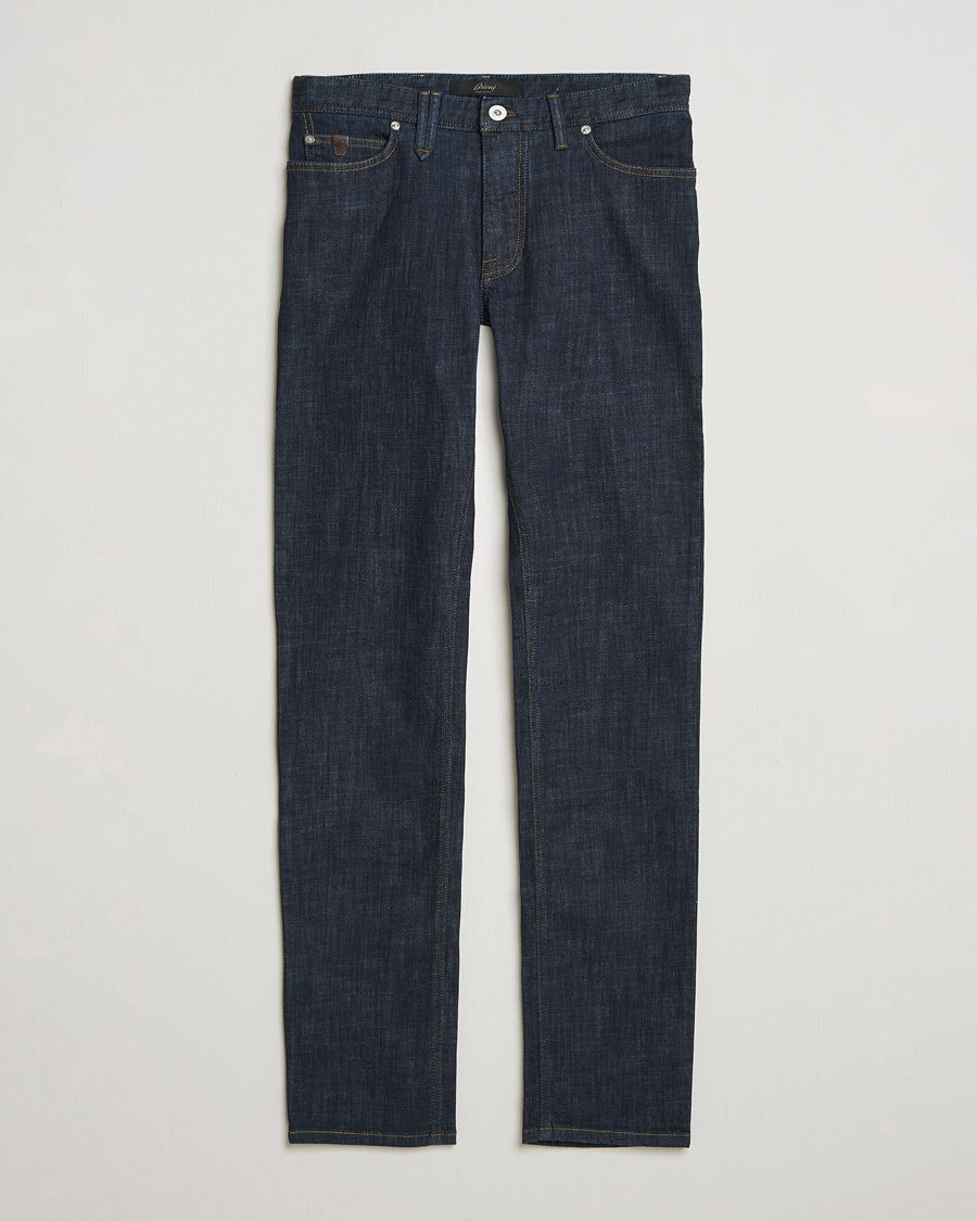 Mies | Housut | Brioni | 5-Pocket Denim Dark Blue Wash