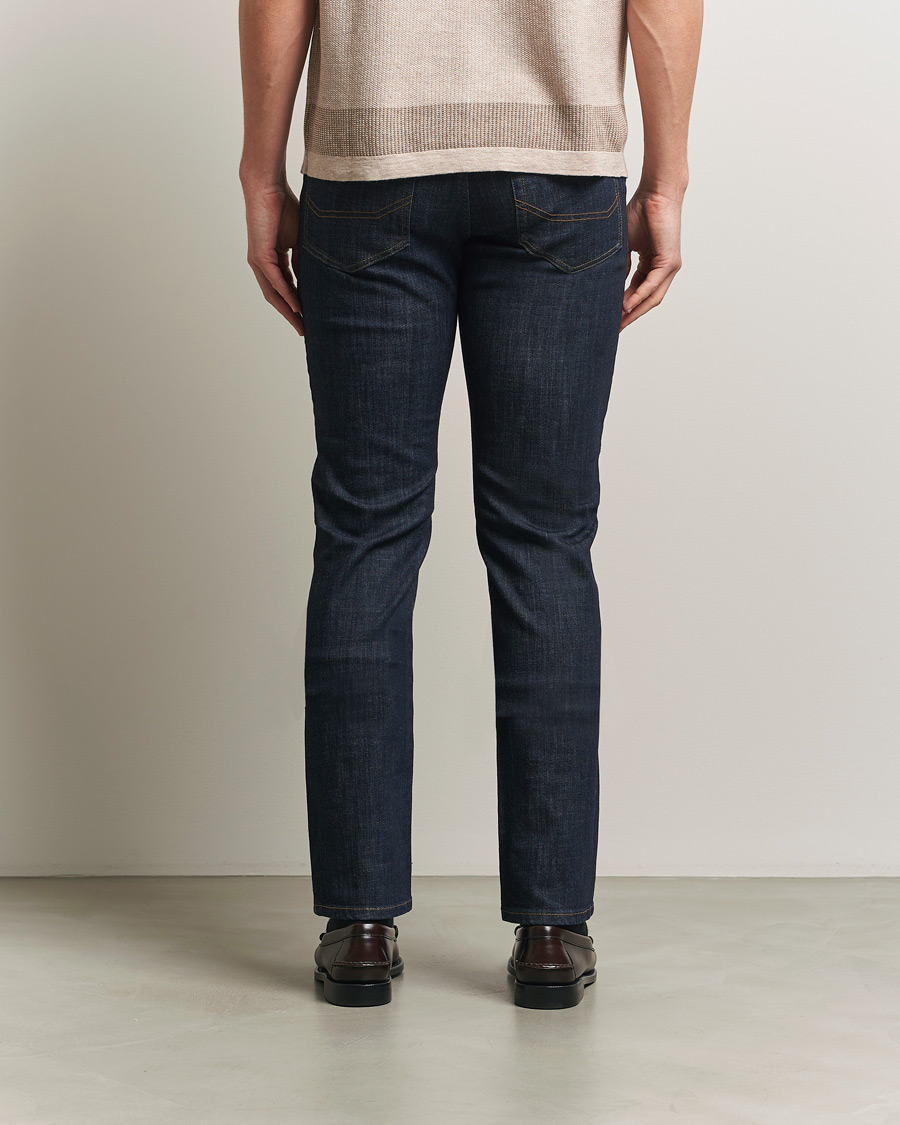 Mies | Housut | Brioni | 5-Pocket Denim Dark Blue Wash