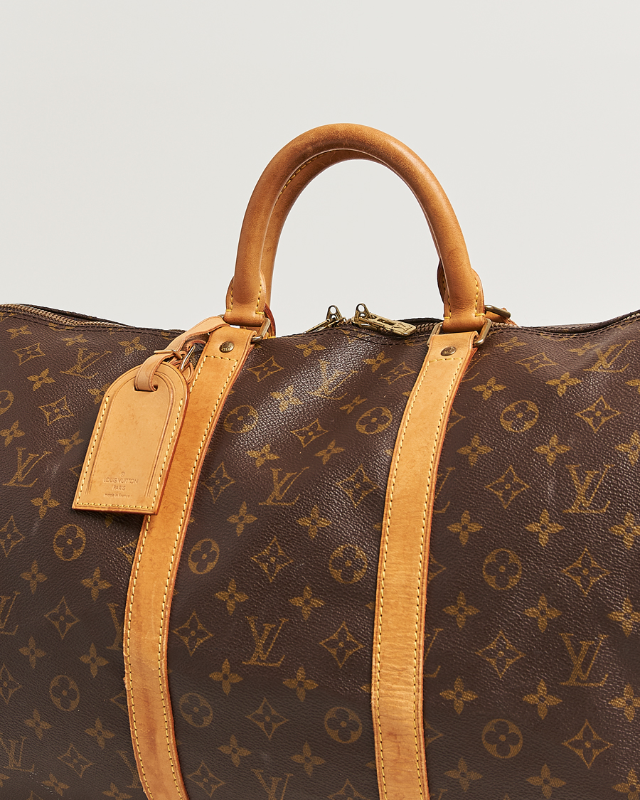 Mies | Pre-Owned & Vintage Bags | Louis Vuitton Pre-Owned | Keepall Bandouliére 55 Monogram