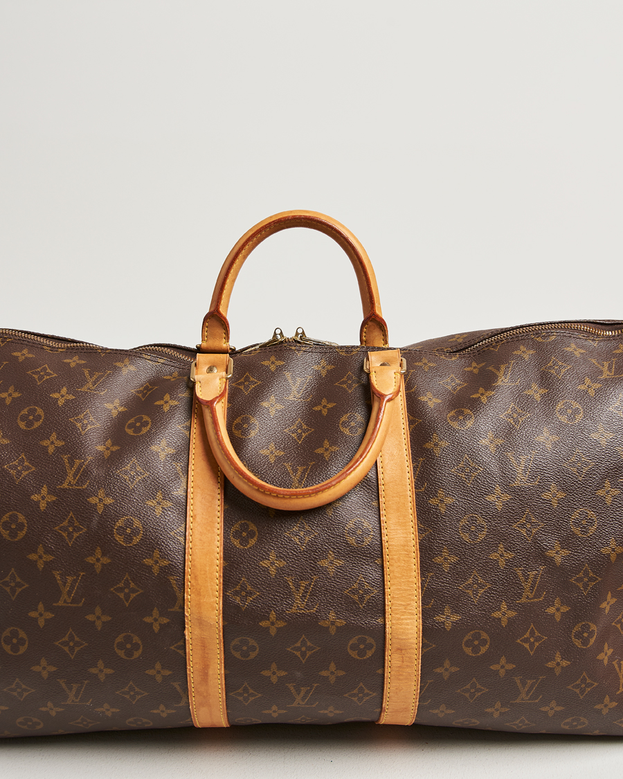Mies | Pre-Owned & Vintage Bags | Louis Vuitton Pre-Owned | Keepall Bandouliére 55 Monogram