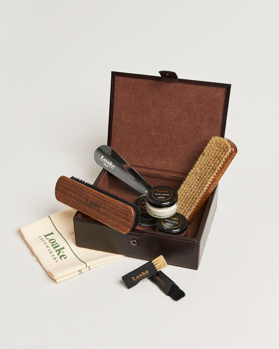 Mies | Kenkien huolto | Loake Shoemakers | Saphir Small Leather Valet Box