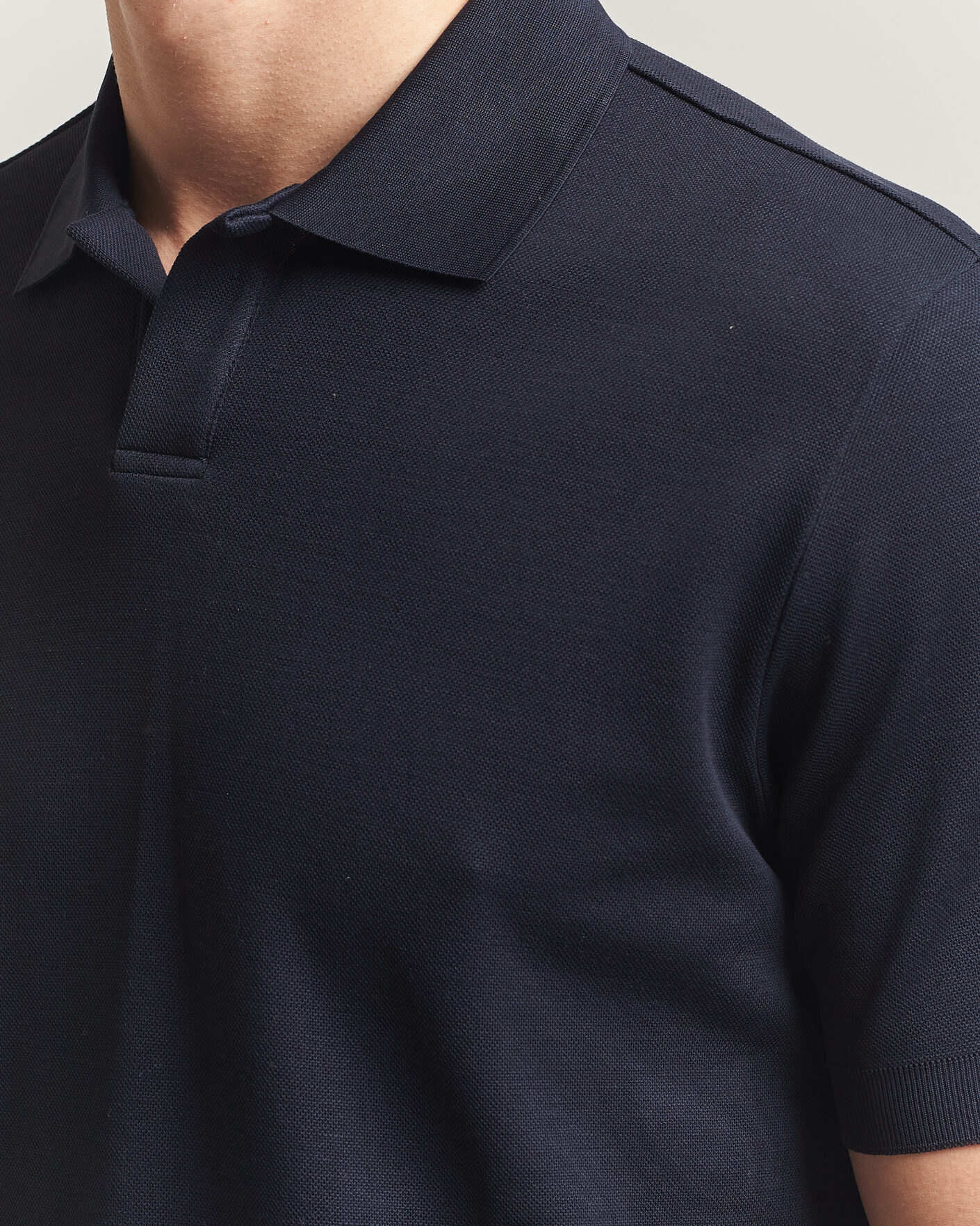 Mies | Pikeet | Altea | Jersey Piquet Polo Navy
