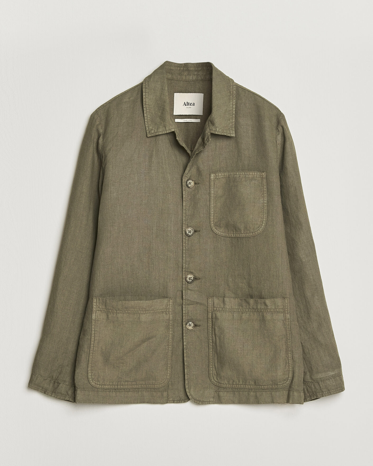 Mies | Takit | Altea | Linen Chore Jacket Military