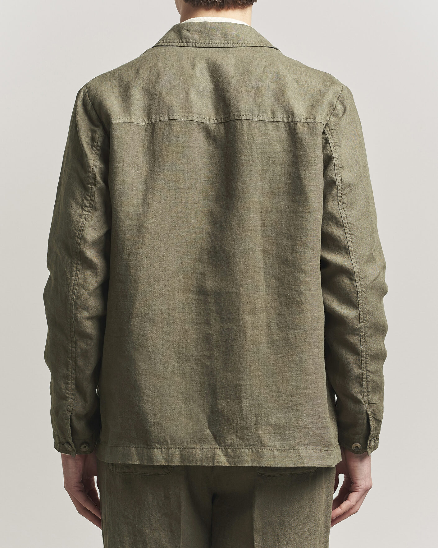 Mies | Takit | Altea | Linen Chore Jacket Military