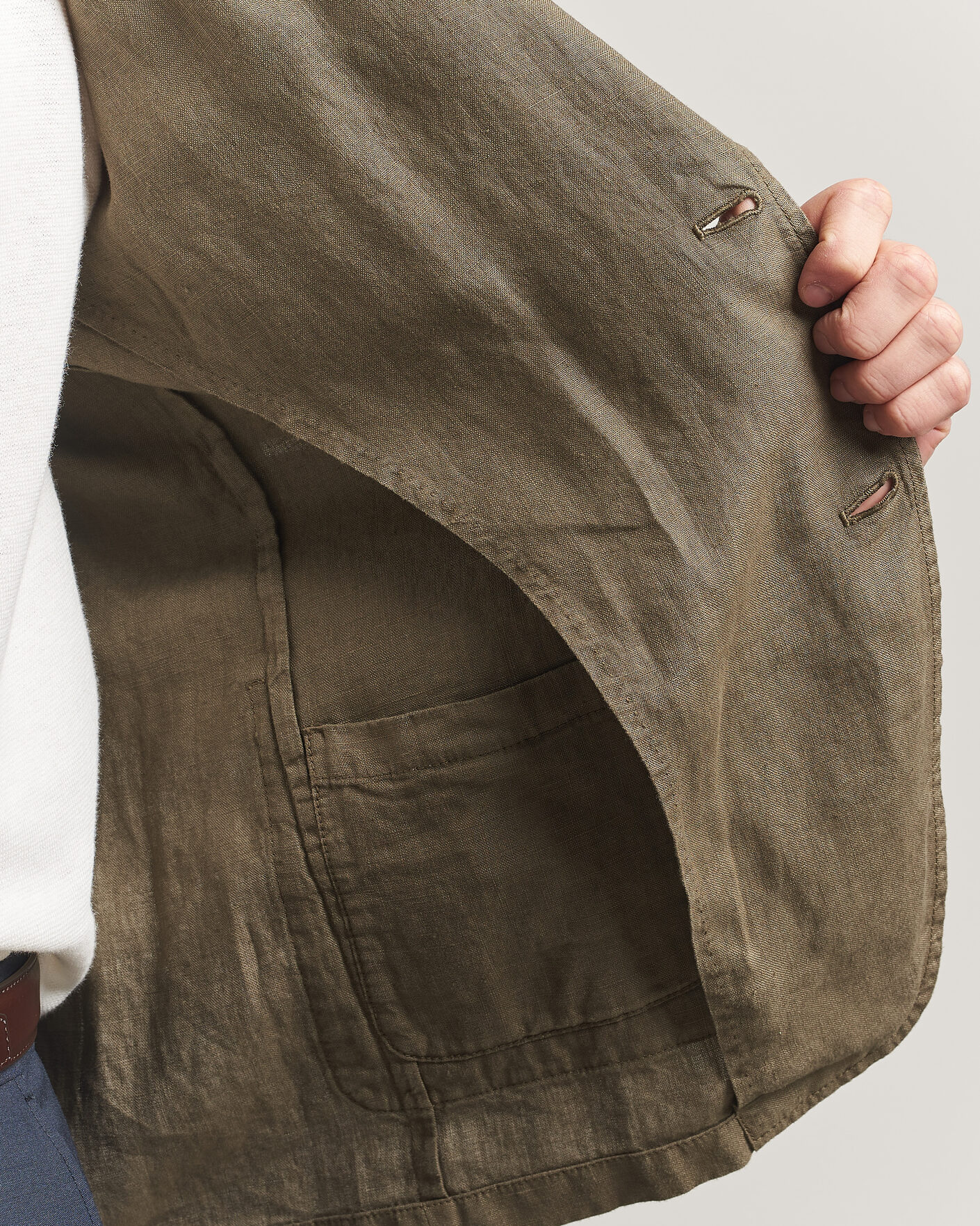 Mies | Pikkutakit | Altea | Linen Blazer Military