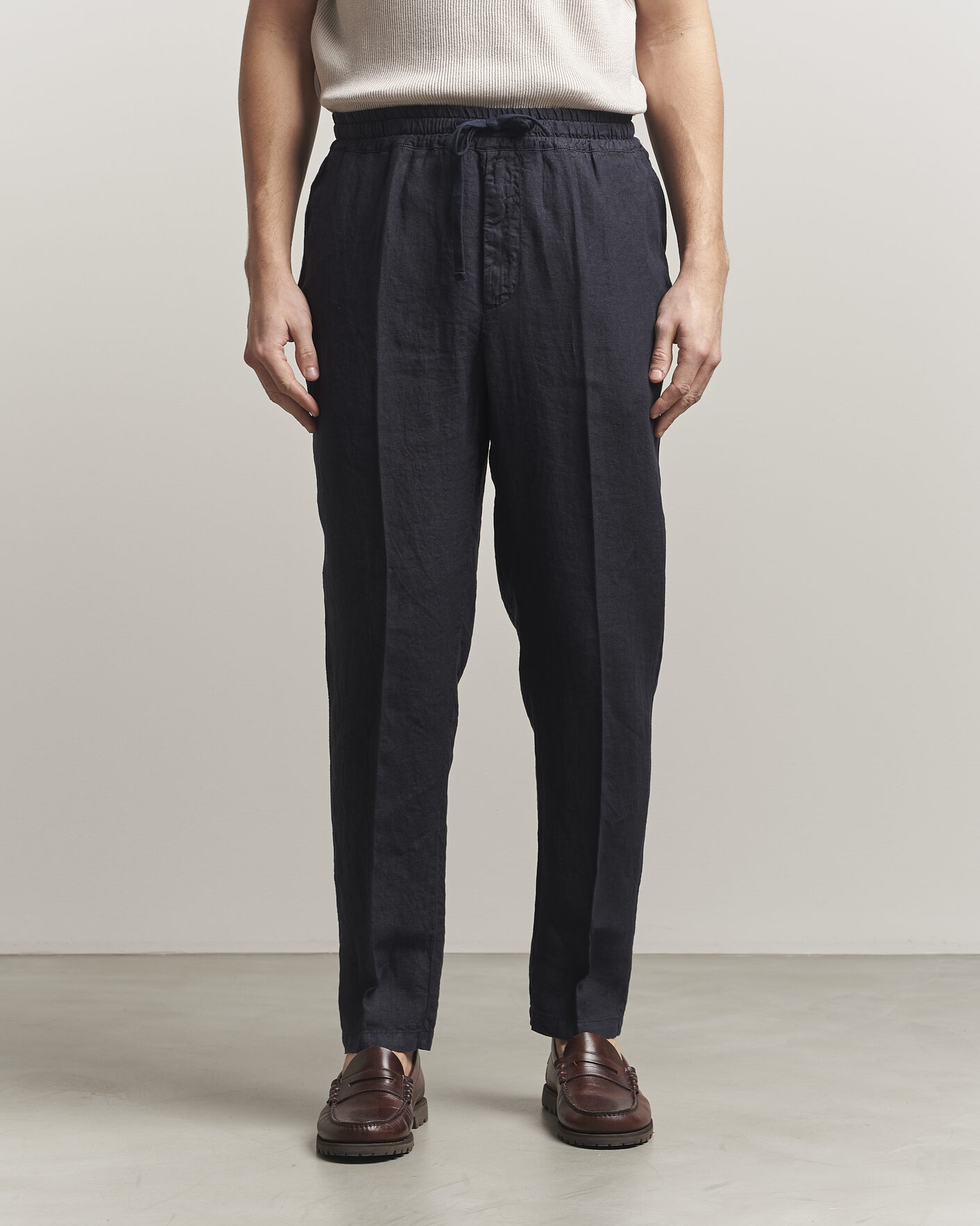 Mies | Housut | Altea | Linen Pants Navy