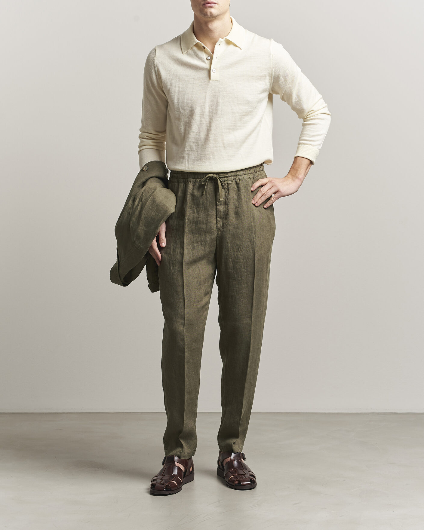 Mies | Housut | Altea | Linen Pants Military