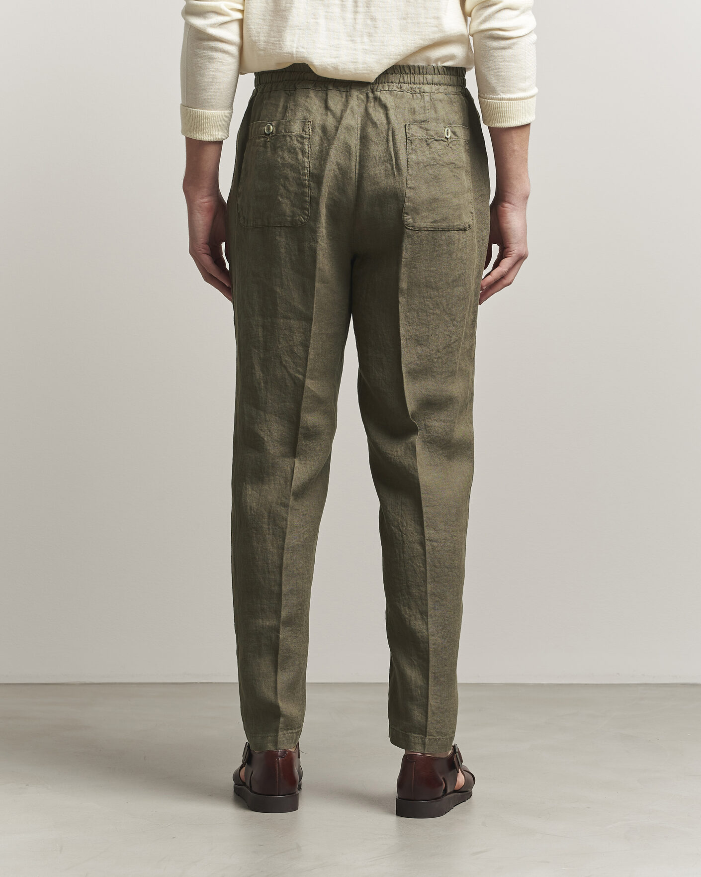 Mies | Housut | Altea | Linen Pants Military
