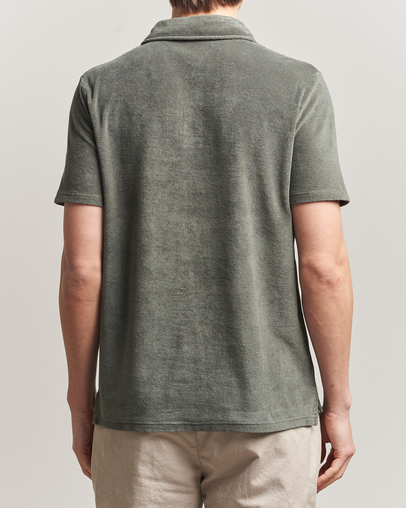 Mies | Pikeet | Altea | Terry Cotton Polo Olive