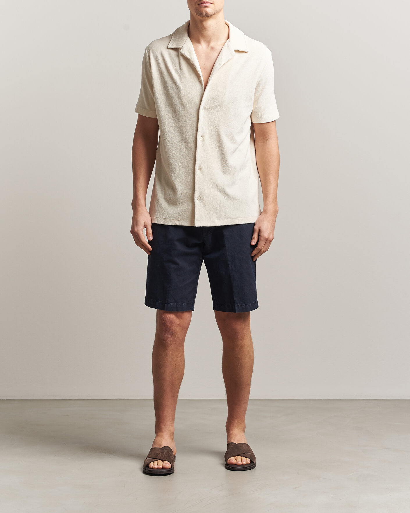 Mies | Kauluspaidat | Altea | Terry Bowling Shirt Off White