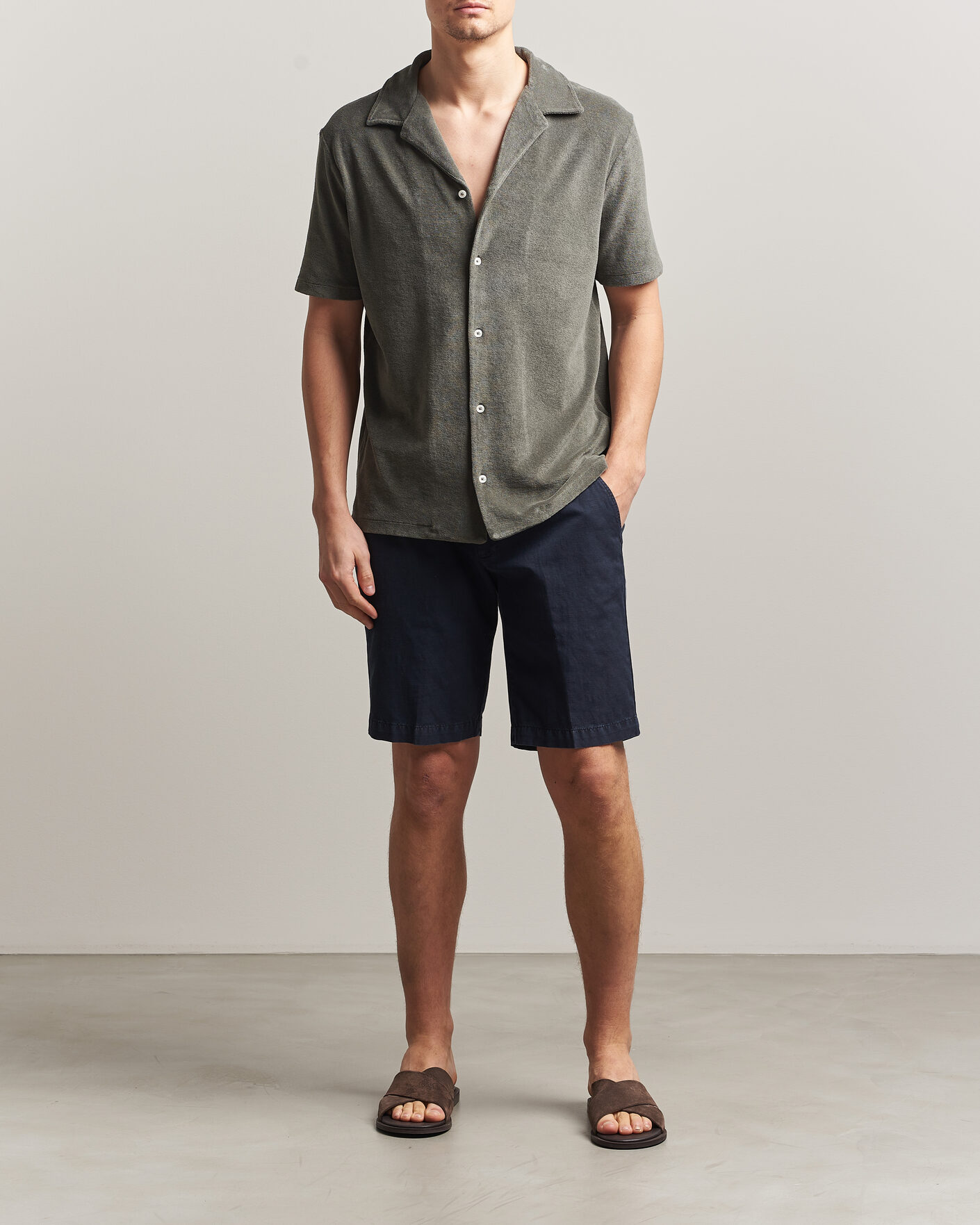 Mies | Kauluspaidat | Altea | Terry Bowling Shirt Olive