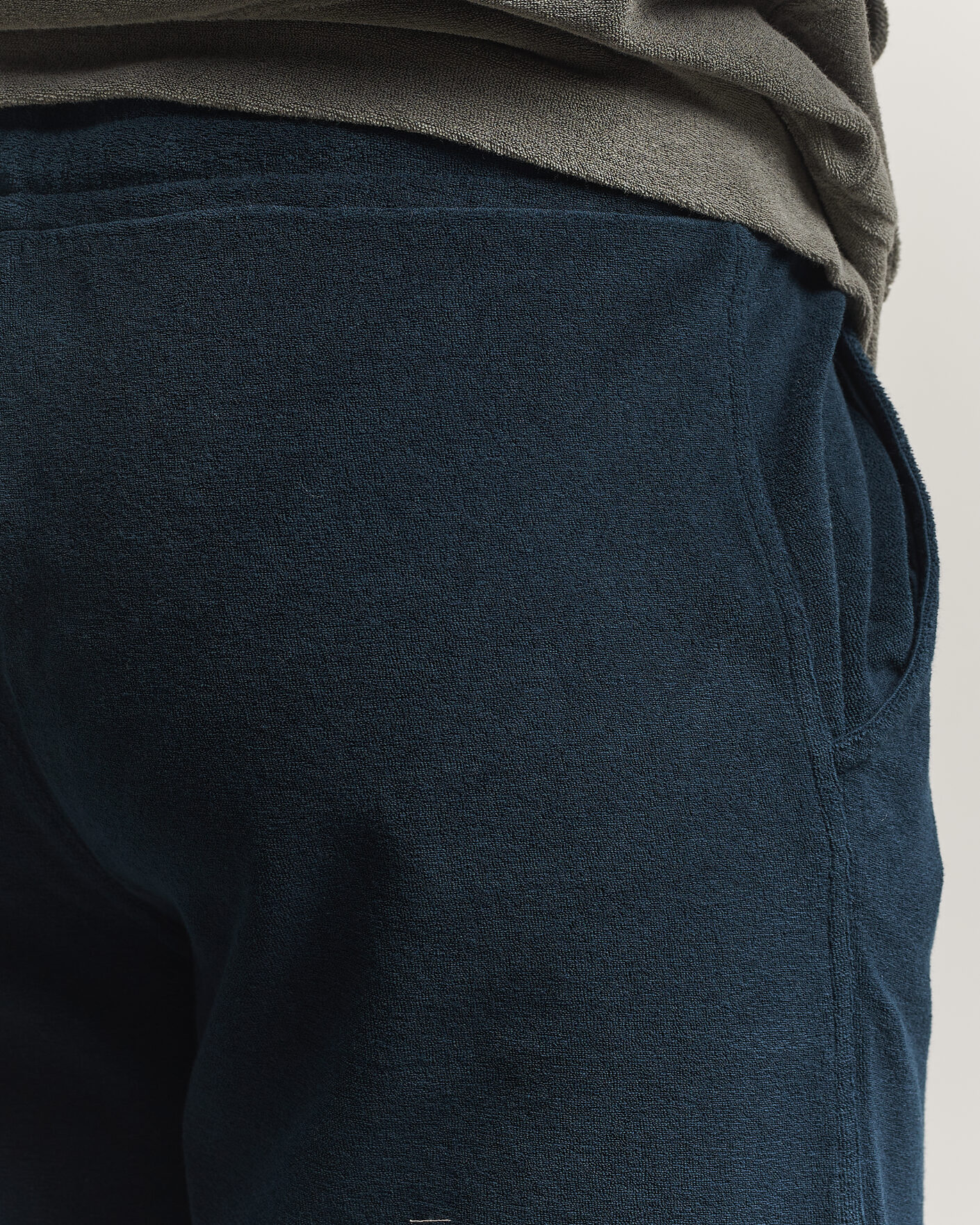 Mies | Shortsit | Altea | Terry Drawstring Shorts Navy