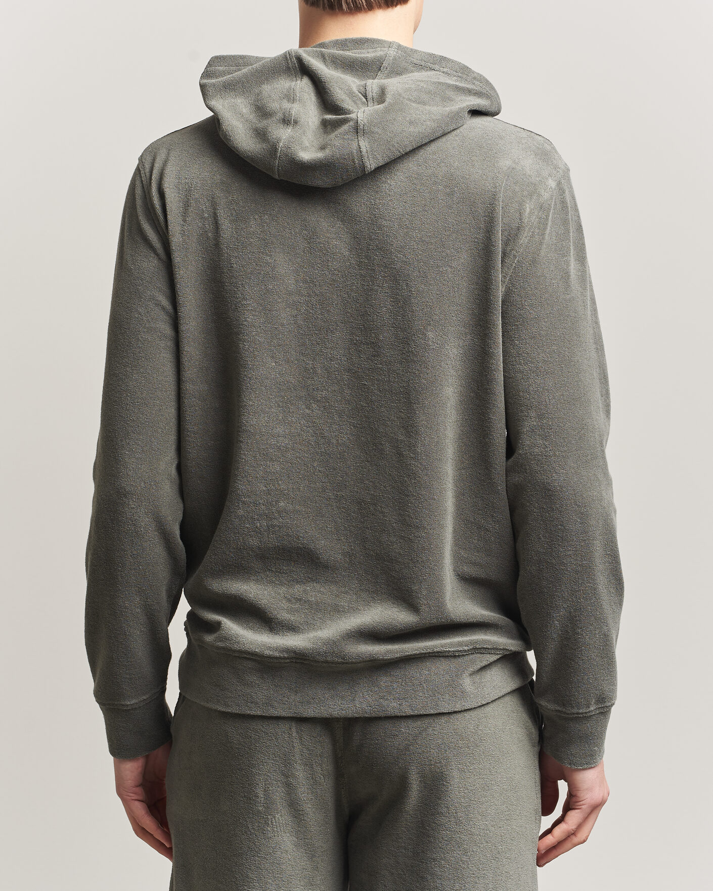 Mies | Puserot | Altea | Terry Cotton Hoodie Olive