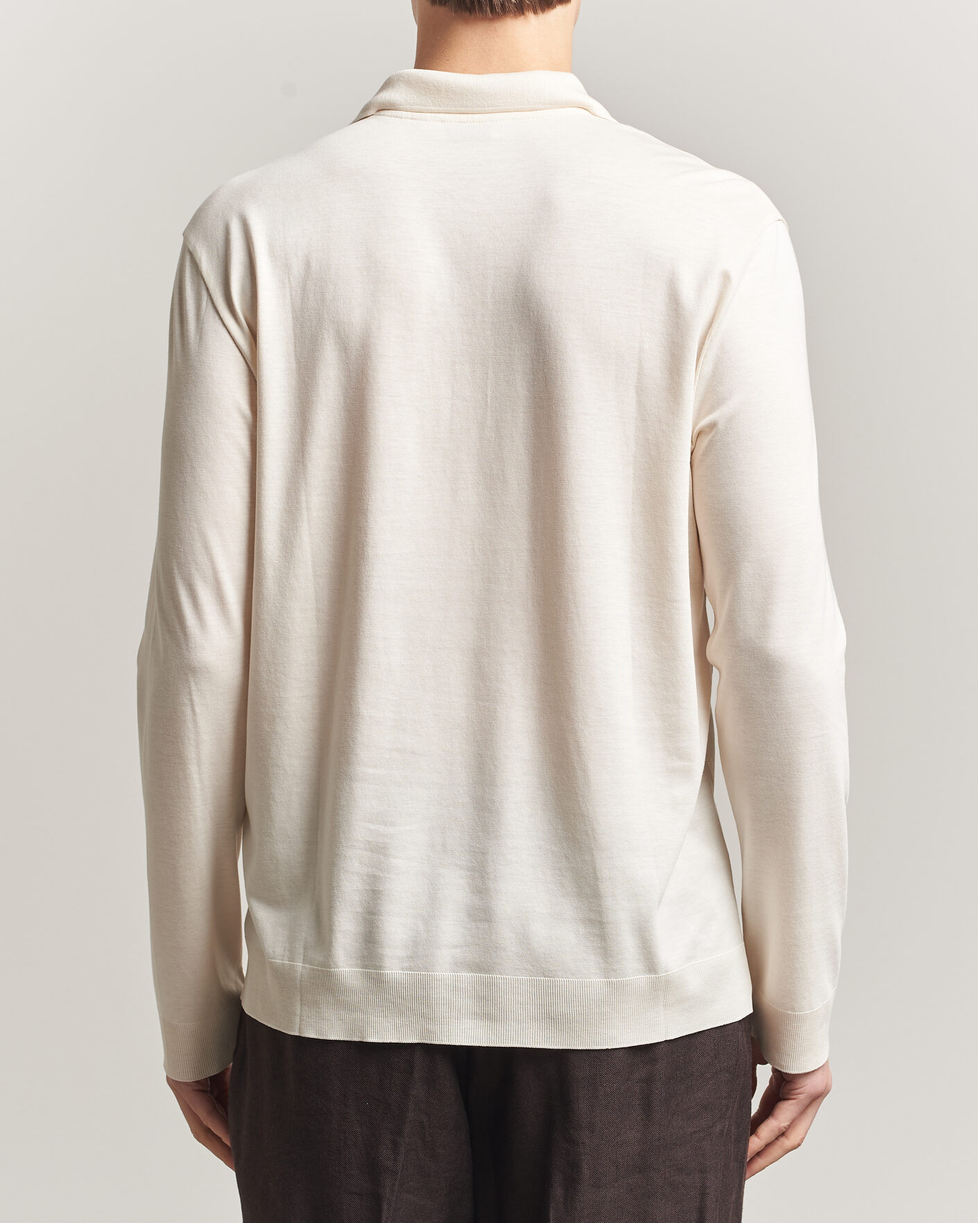 Mies | Kauluspaidat | Altea | Jersey Knit Shirt Off White