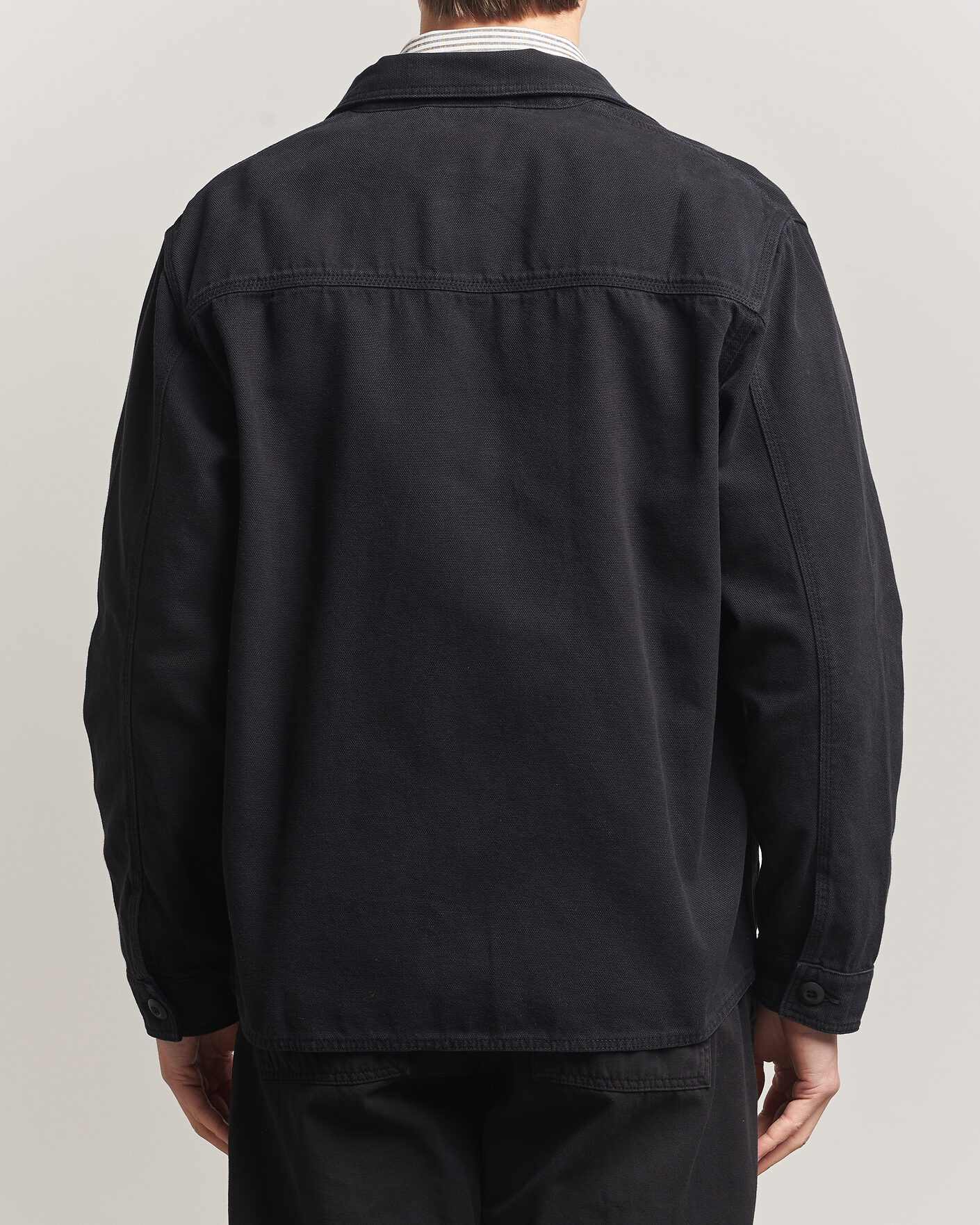Mies | Kauluspaidat | Forét | Berry Canvas Overshirt Black