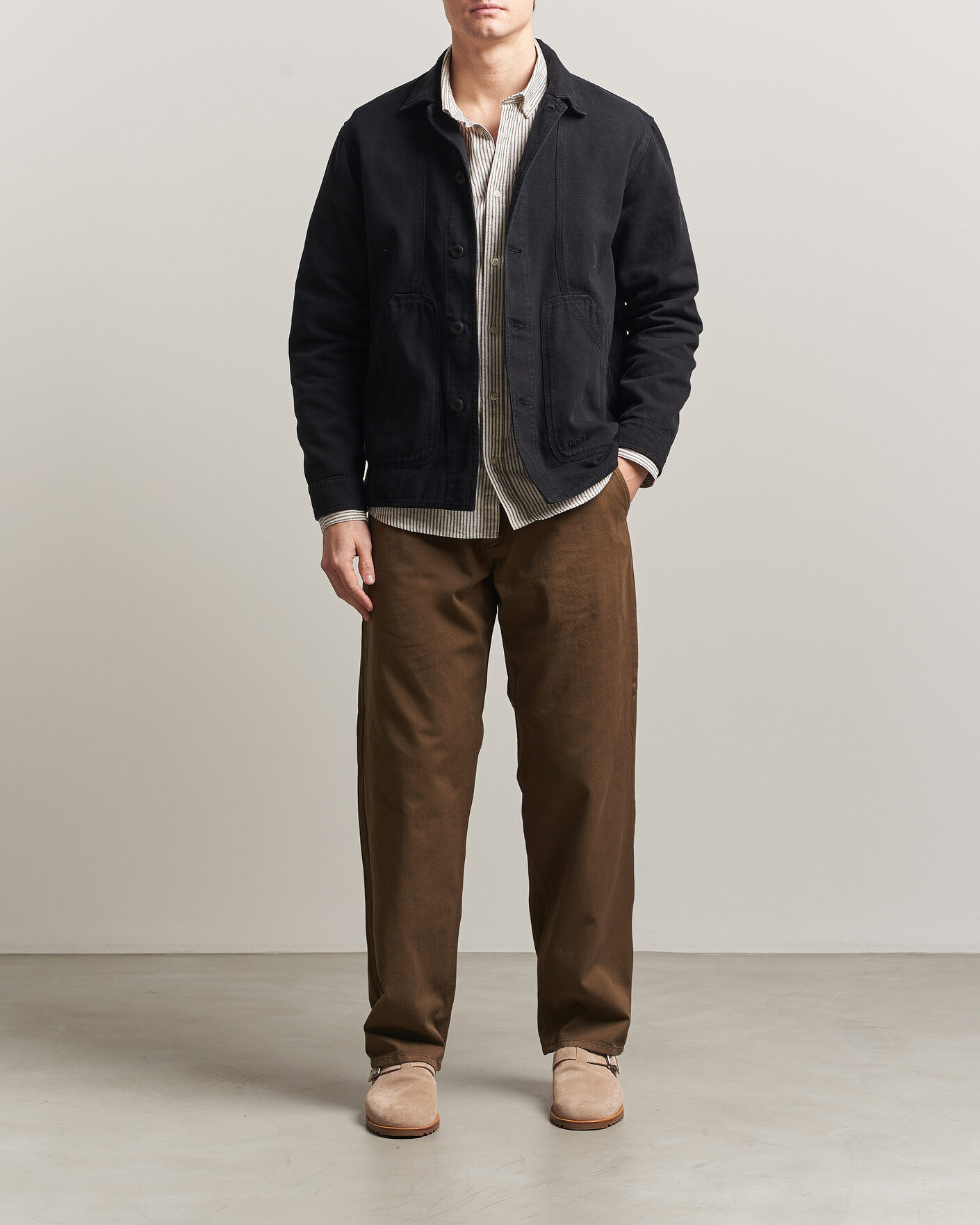 Mies | Housut | Forét | Clay Light Pants Algae Green