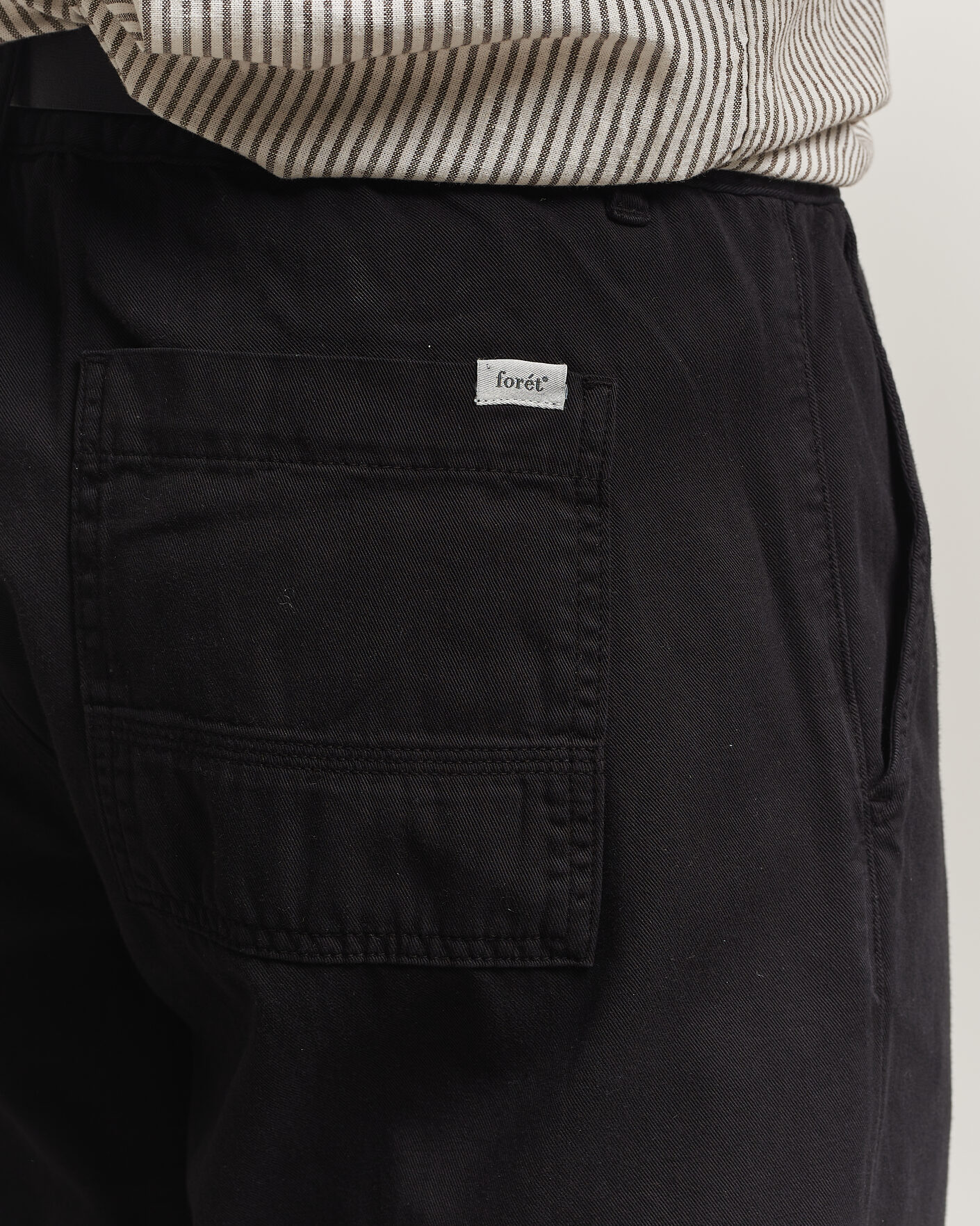 Mies | Housut | Forét | Clay Light Pants Black