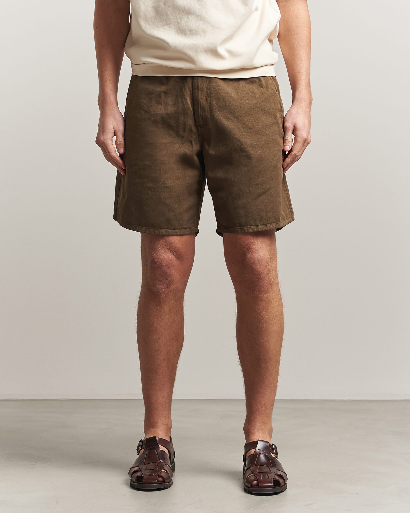 Mies | Shortsit | Forét | Clay Light Shorts Algae Green
