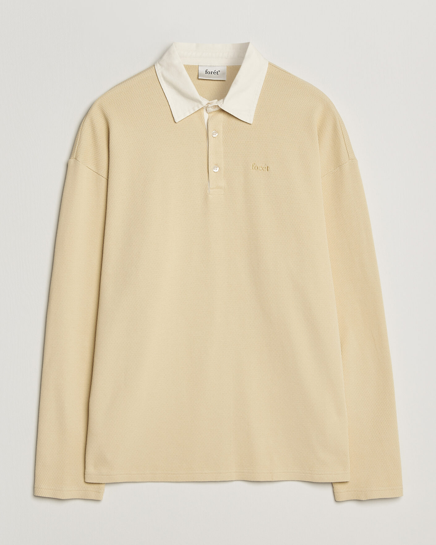 Mies | Puserot | Forét | Match Rugby Structured Sweatshirt Vintage Yellow