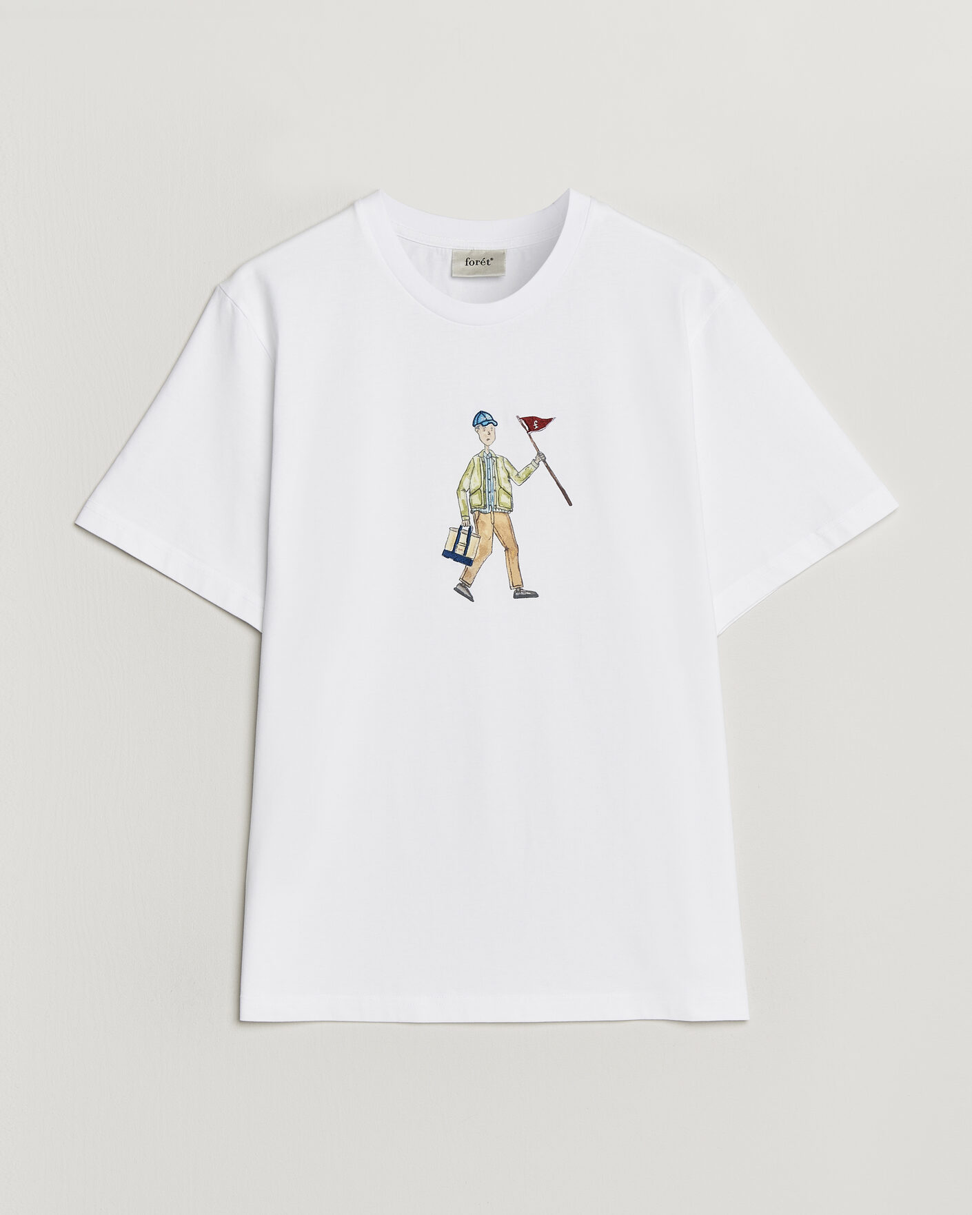 Mies | T-paidat | Forét | Patrol T-Shirt White
