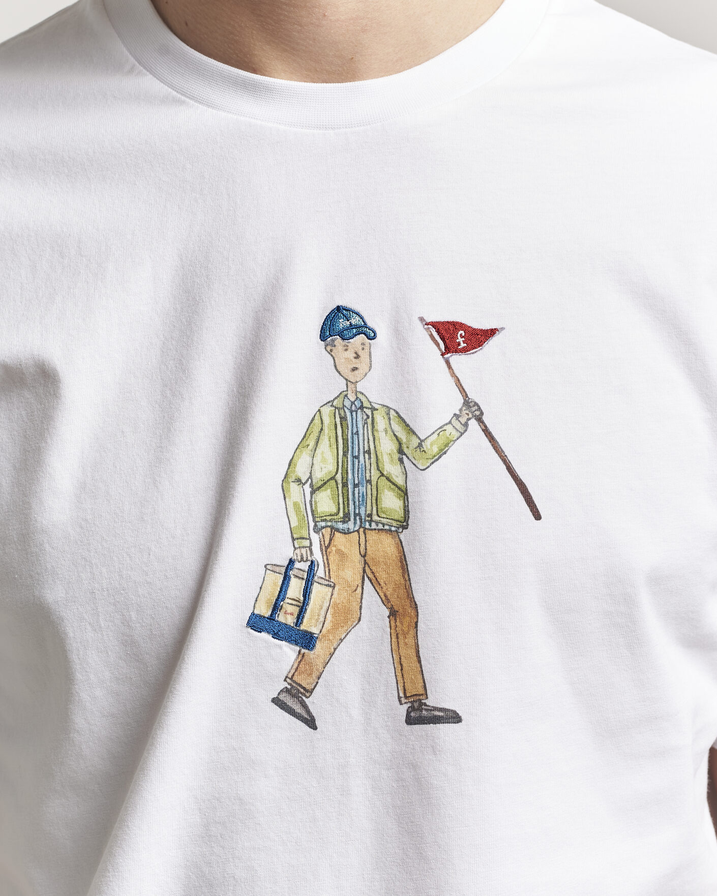 Mies | T-paidat | Forét | Patrol T-Shirt White