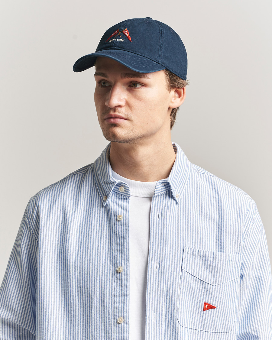 Mies | Päähineet | Forét | Pennant Washed Cap Navy