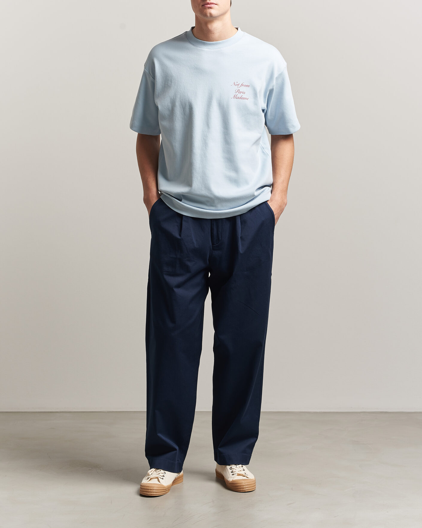 Mies | Housut | Forét | Writer Relaxed Fit Pants Navy