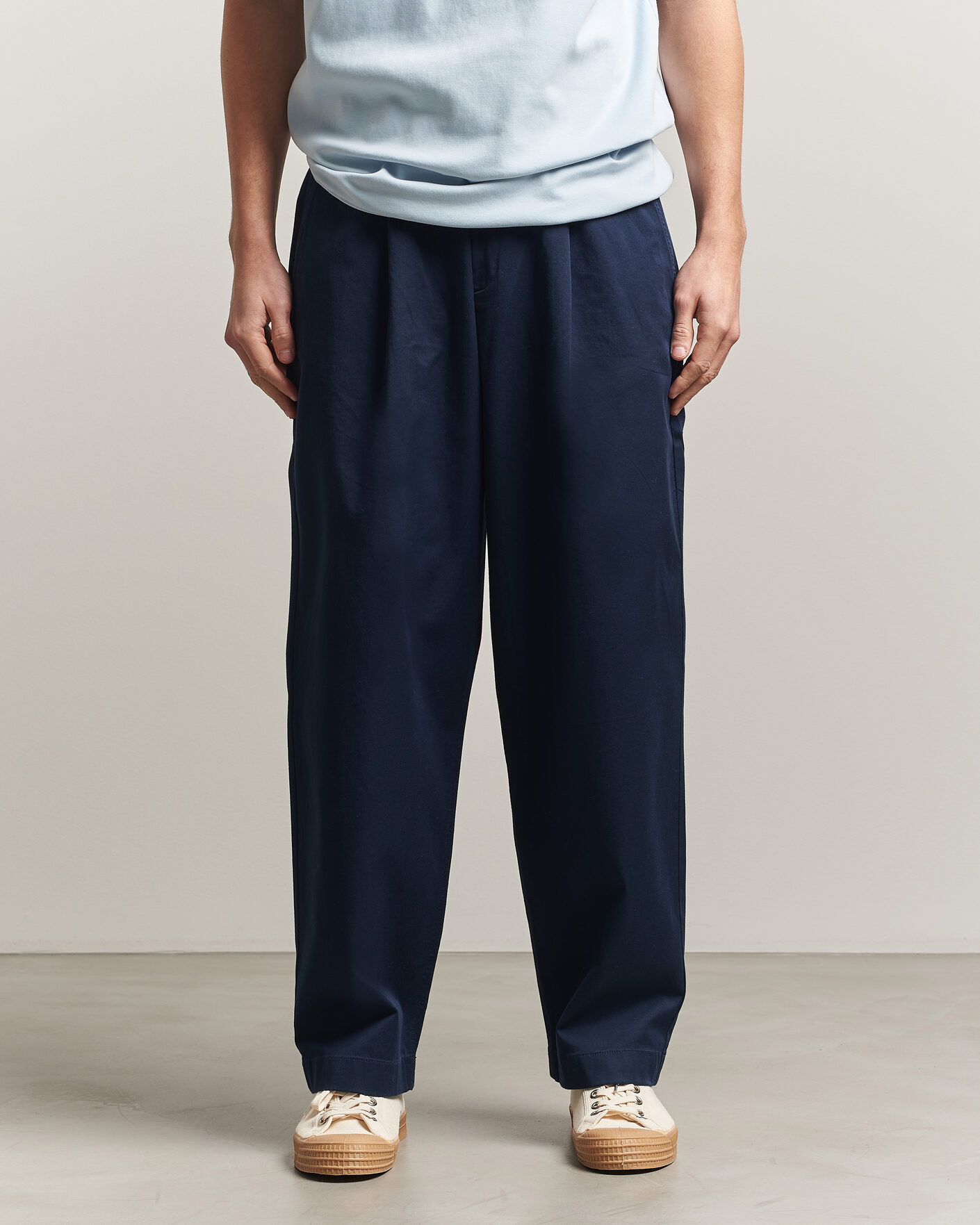 Mies | Housut | Forét | Writer Relaxed Fit Pants Navy