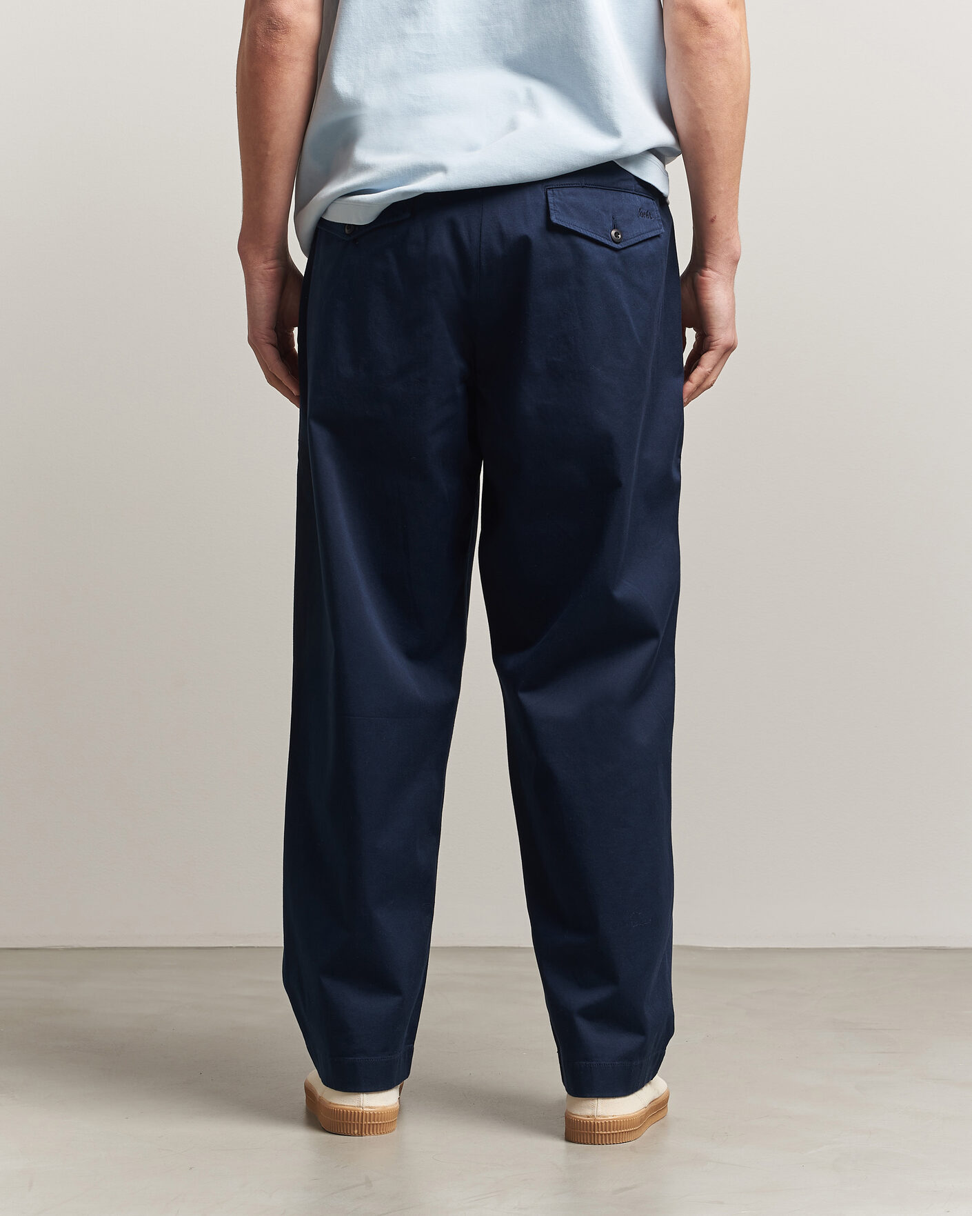 Mies | Housut | Forét | Writer Relaxed Fit Pants Navy