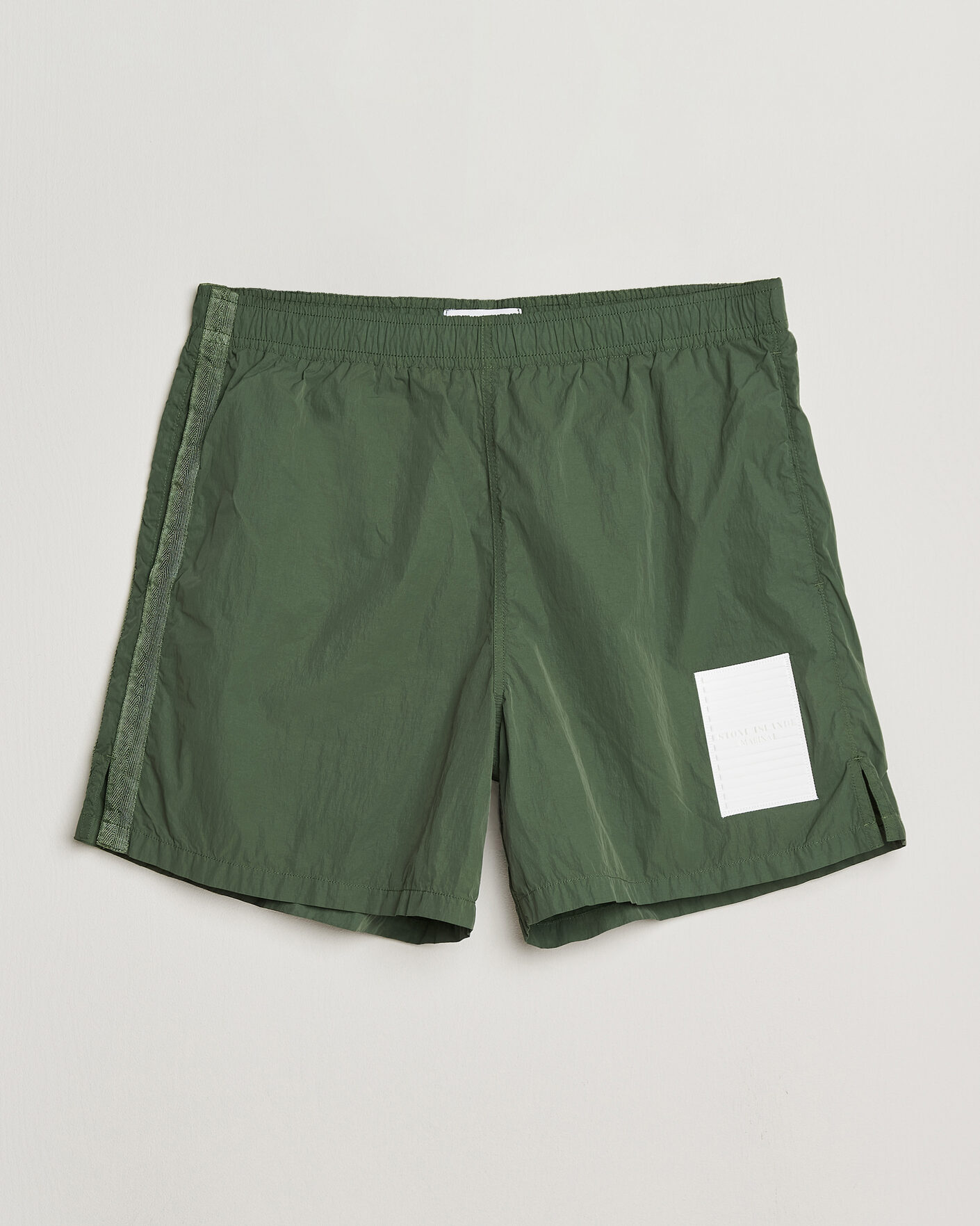 Mies | Uimahousut | Stone Island | Marina Micro Brushed Nylon-TC Swimshorts Quartz Green