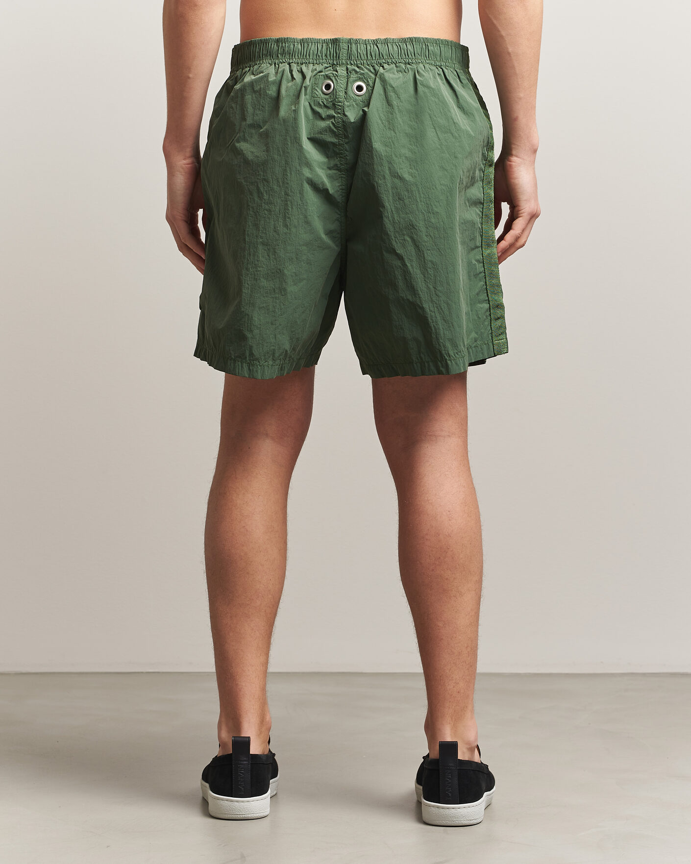 Mies | Uimahousut | Stone Island | Marina Micro Brushed Nylon-TC Swimshorts Quartz Green