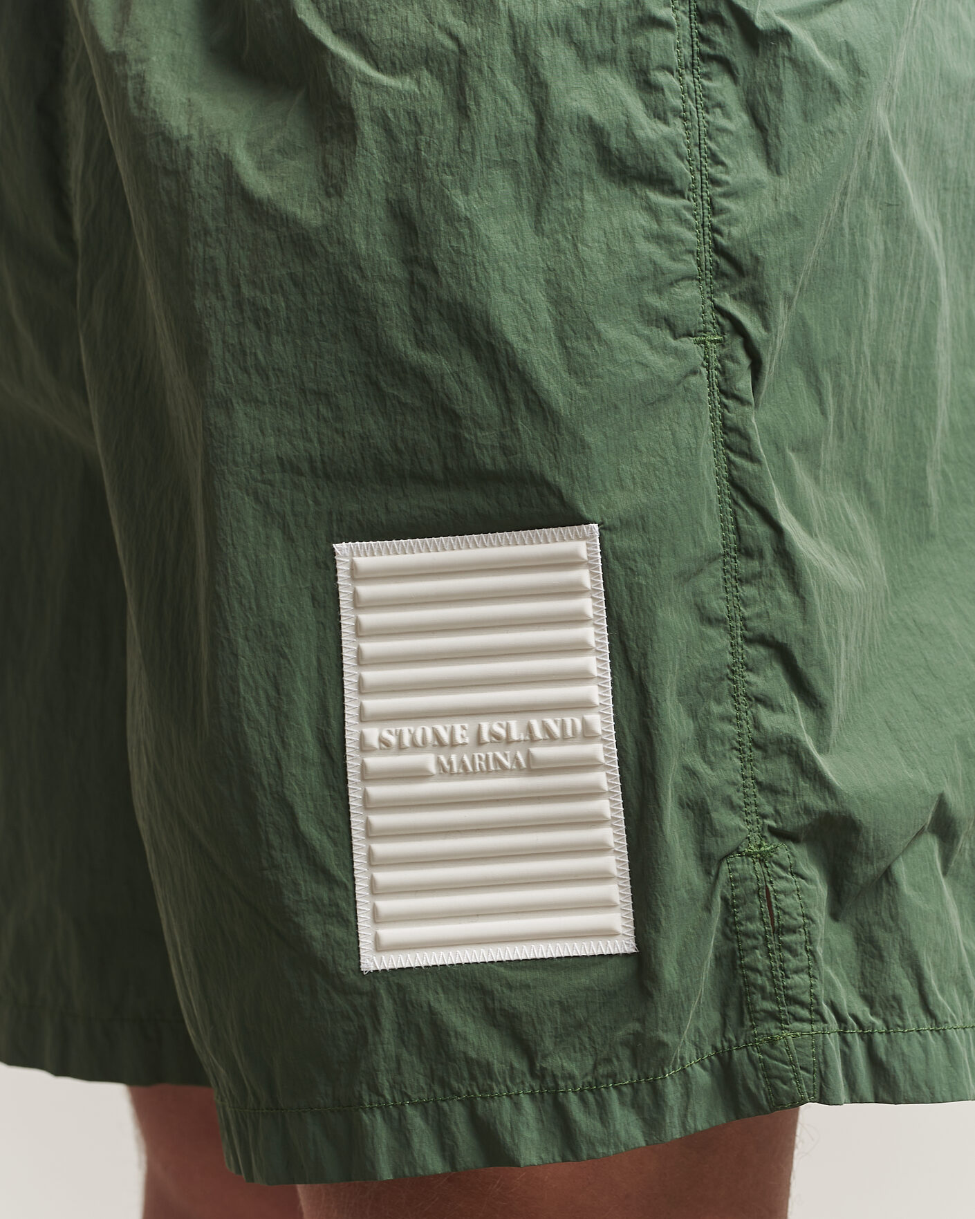 Mies | Uimahousut | Stone Island | Marina Micro Brushed Nylon-TC Swimshorts Quartz Green