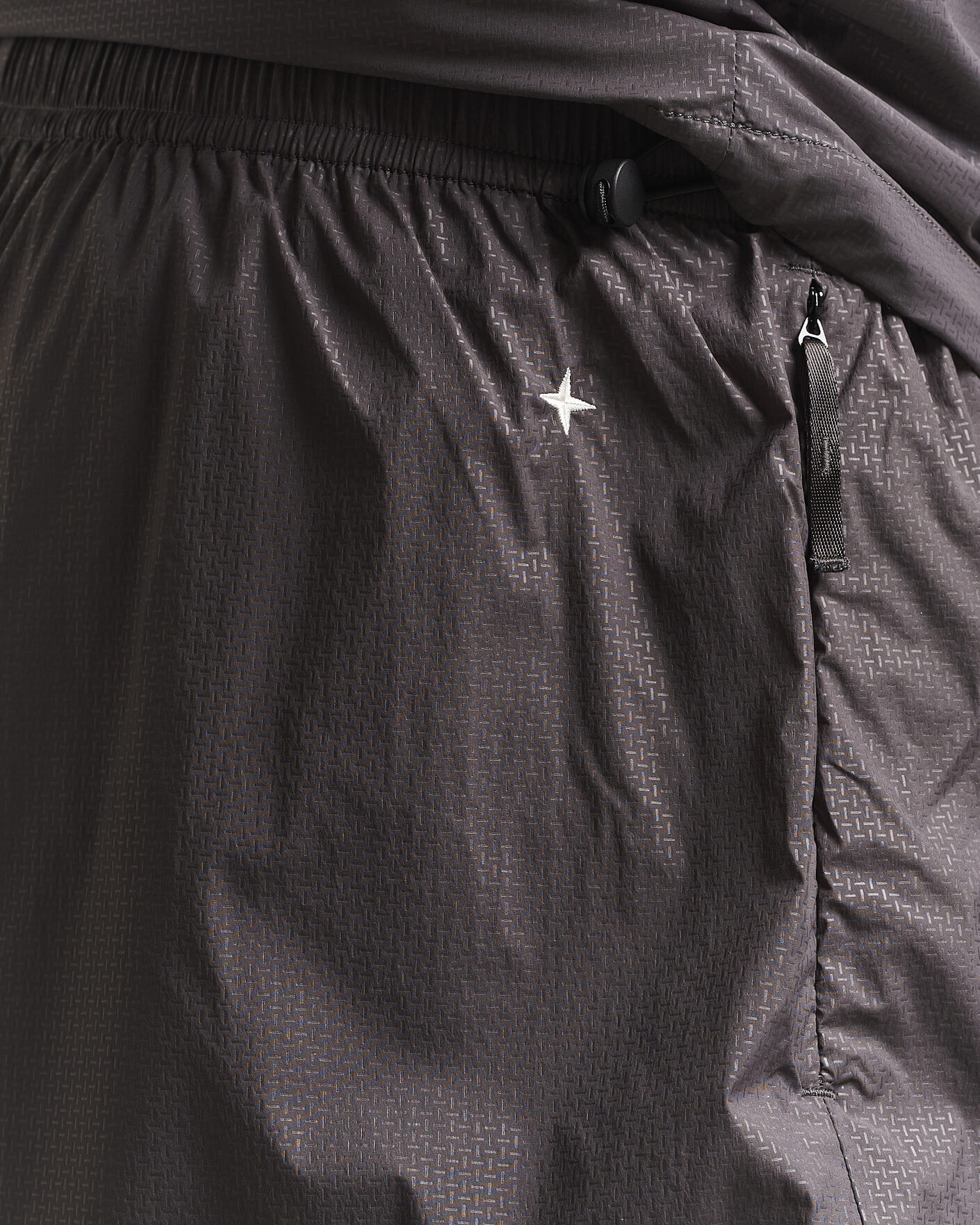 Mies | Shortsit | Stone Island | Stellina Nylon Stretch Shorts Charcoal