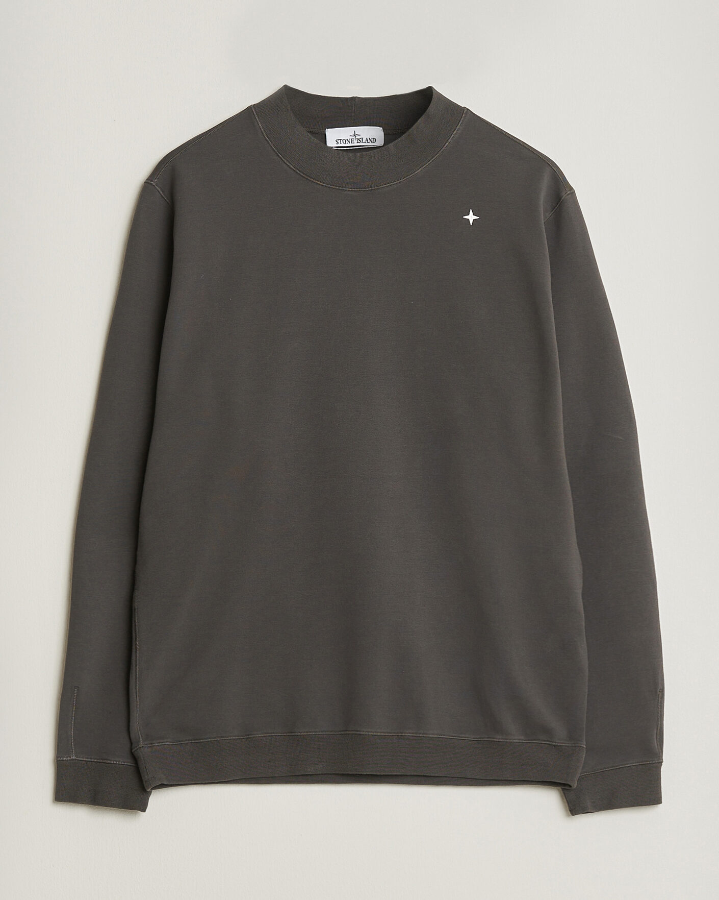 Mies | Puserot | Stone Island | Stellina Cotton Sweatshirt Charcoal
