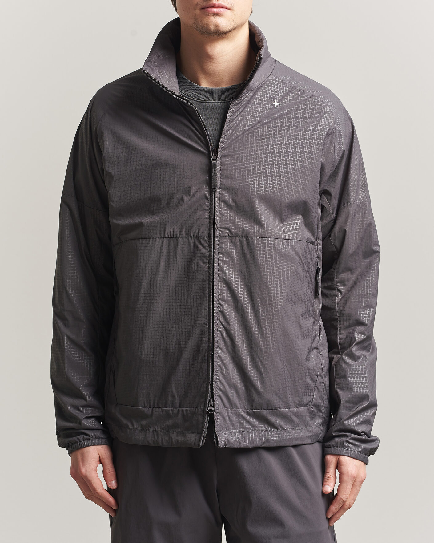 Mies | Takit | Stone Island | Stellina Nylon Stretch Field Jacket Charcoal