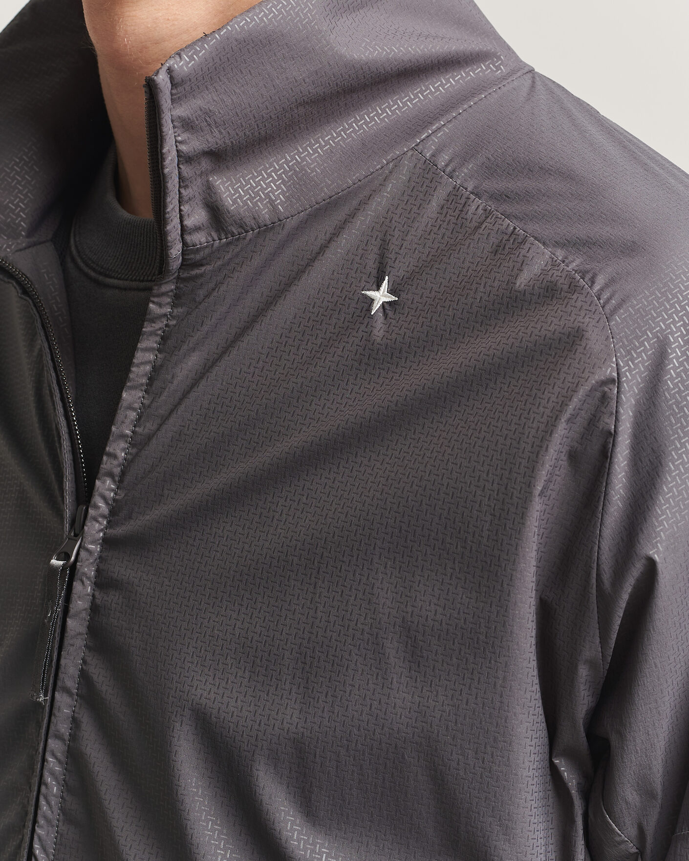 Mies | Takit | Stone Island | Stellina Nylon Stretch Field Jacket Charcoal