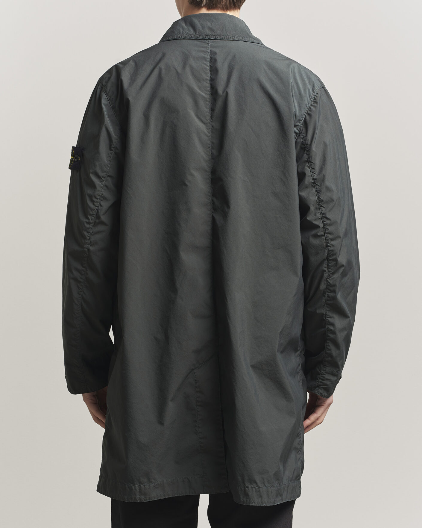 Mies | Takit | Stone Island | Light Compact Car Coat Charcoal